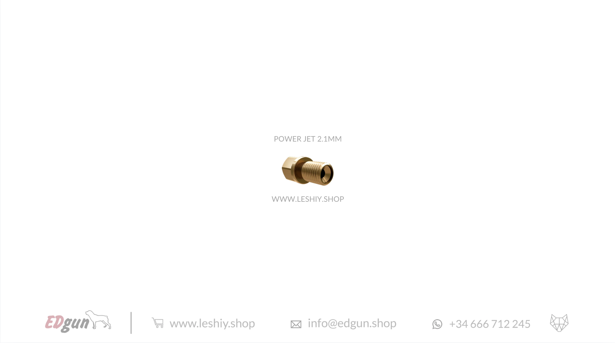 Leshiy 2 Power Jets for 12 FPE · 2.1mm