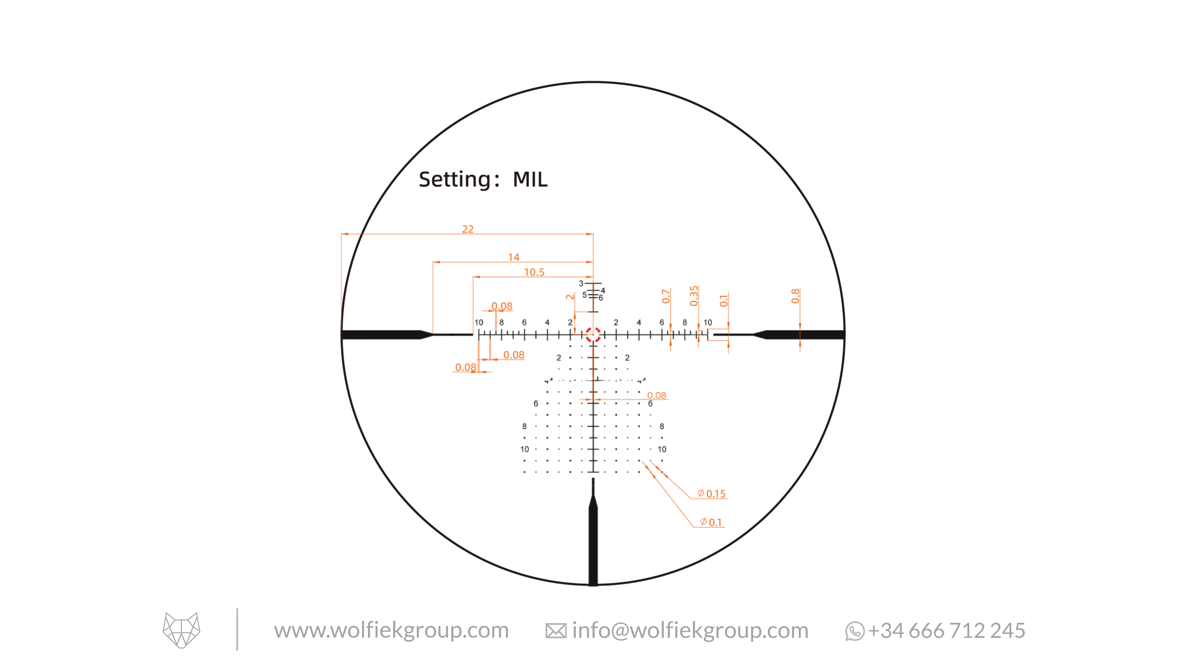 Vector Optics Continental Riflescope · x6 2-12x44 RAR MPVO