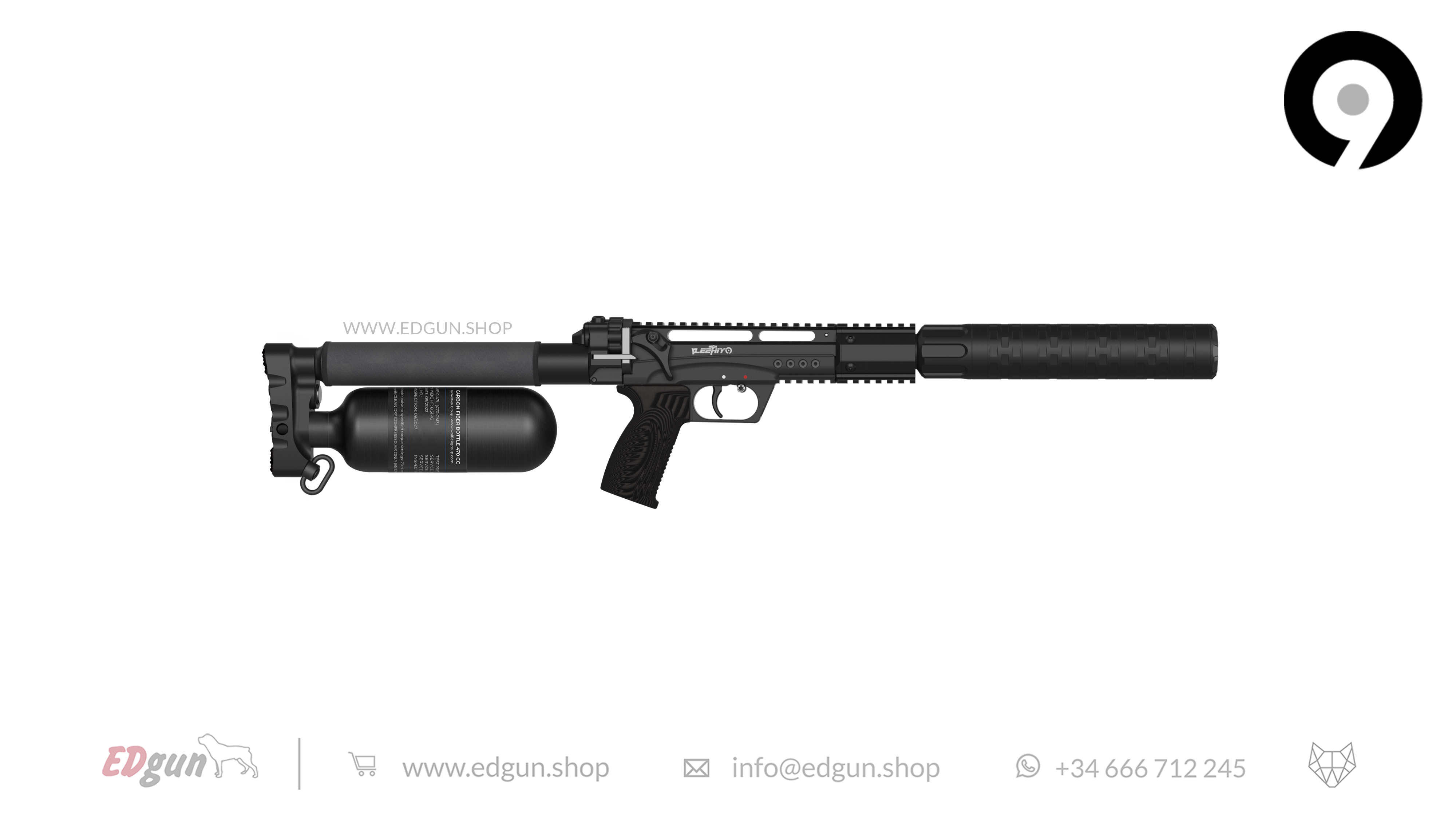 Leshiy 2 NINE · All Black · Special Edition · Cal .35 (9mm)