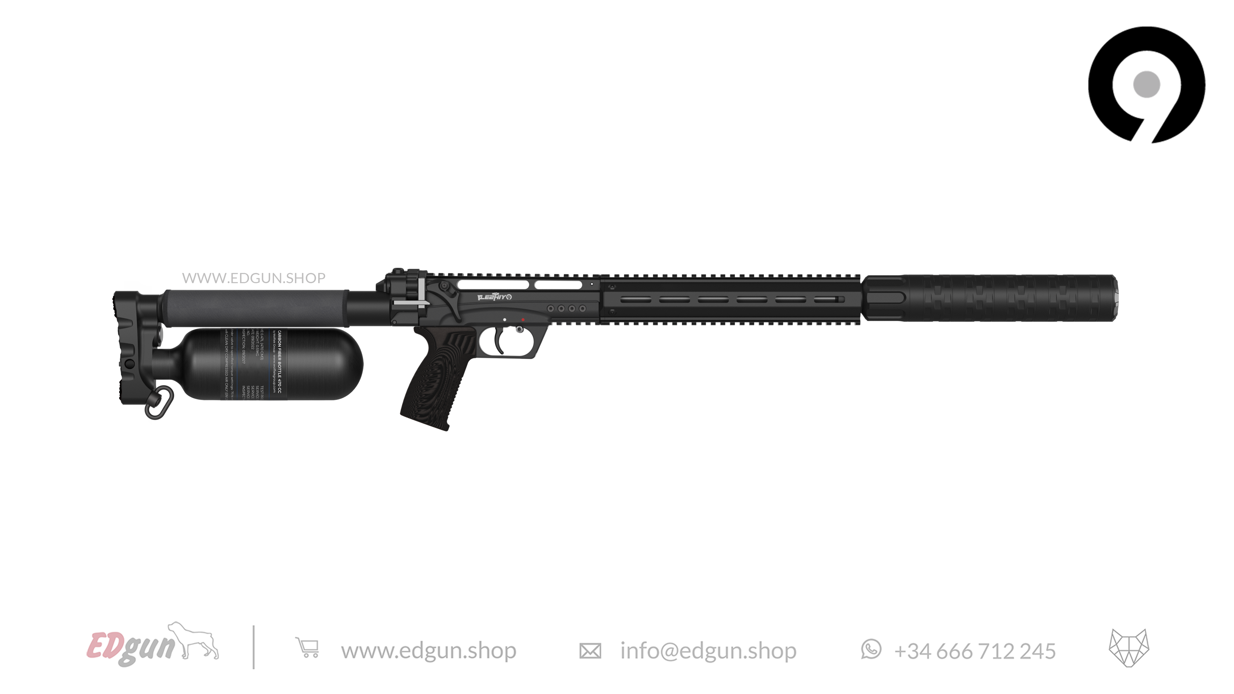 Leshiy 2 NINE · All Black · Special Edition · Cal .35 (9mm)