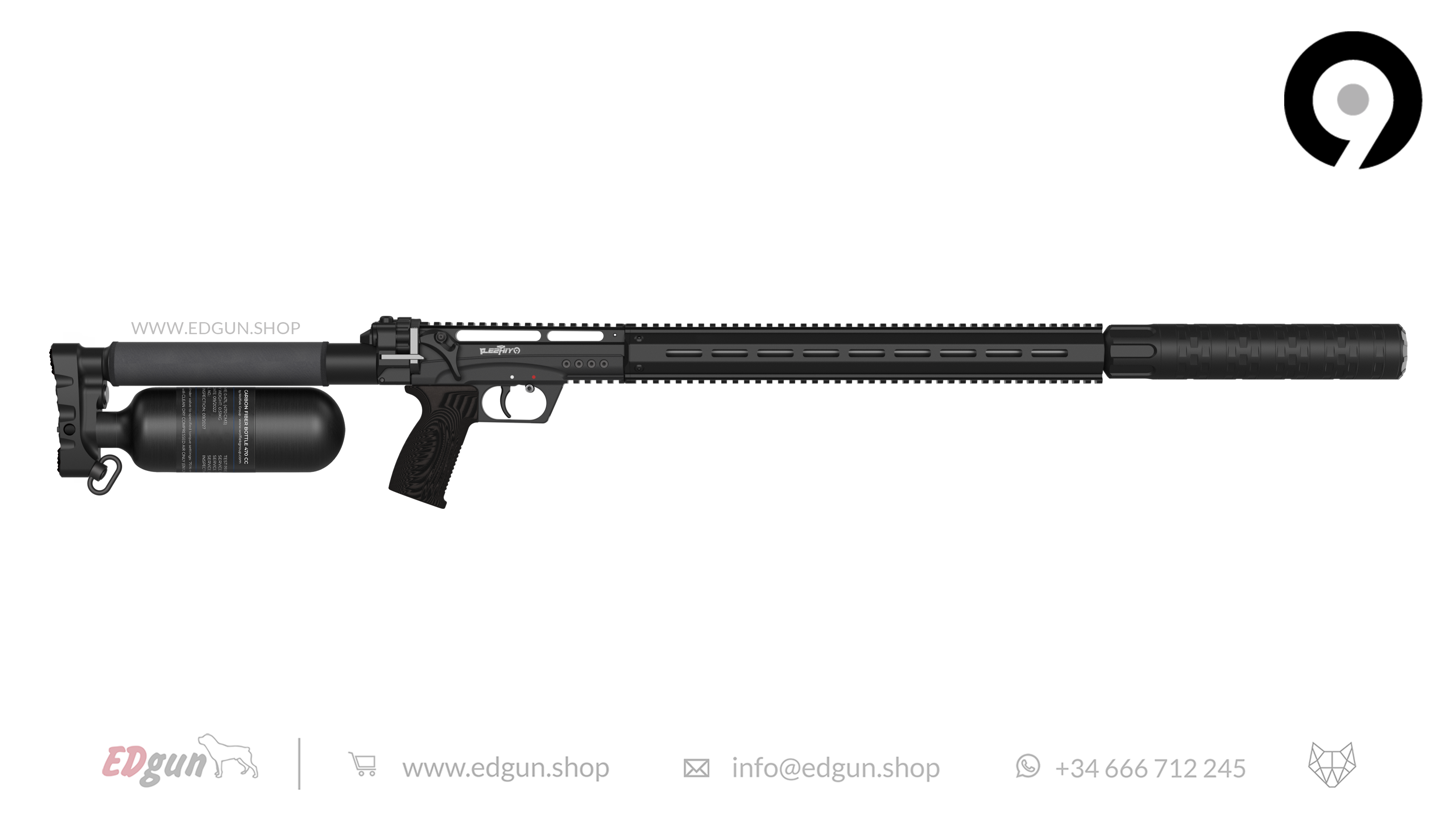 Leshiy 2 NINE · All Black · Special Edition · Cal .35 (9mm)