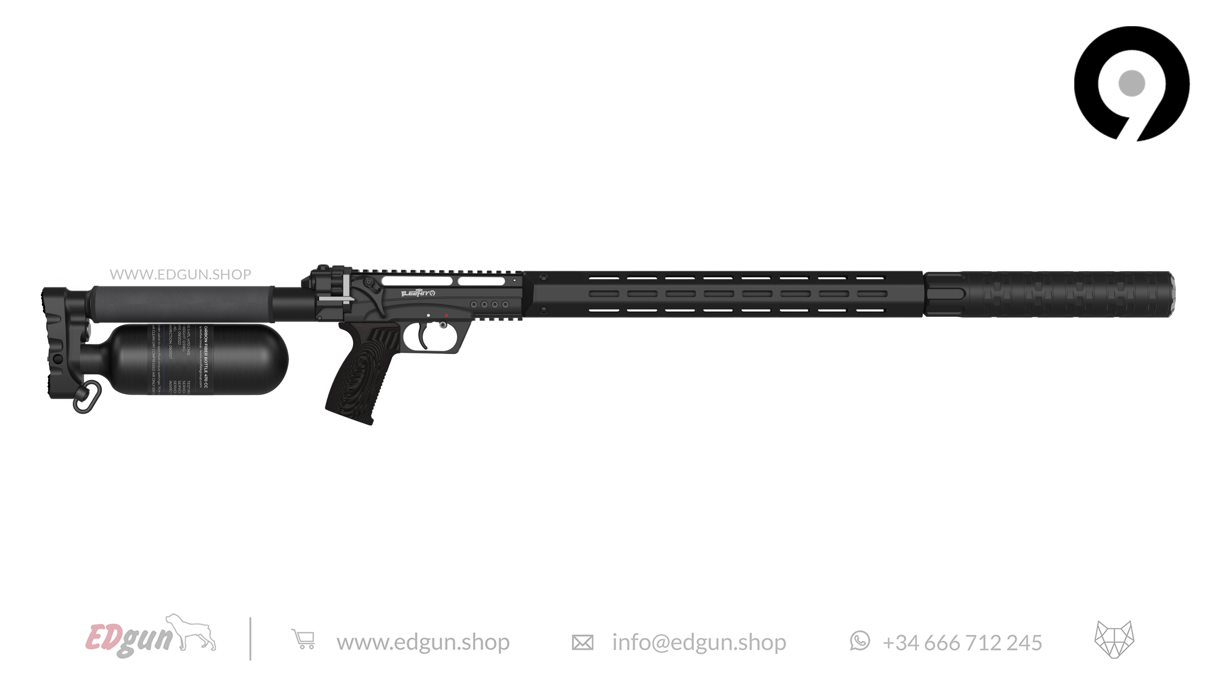 Leshiy 2 NINE · All Black · Special Edition · Cal .35 (9mm)