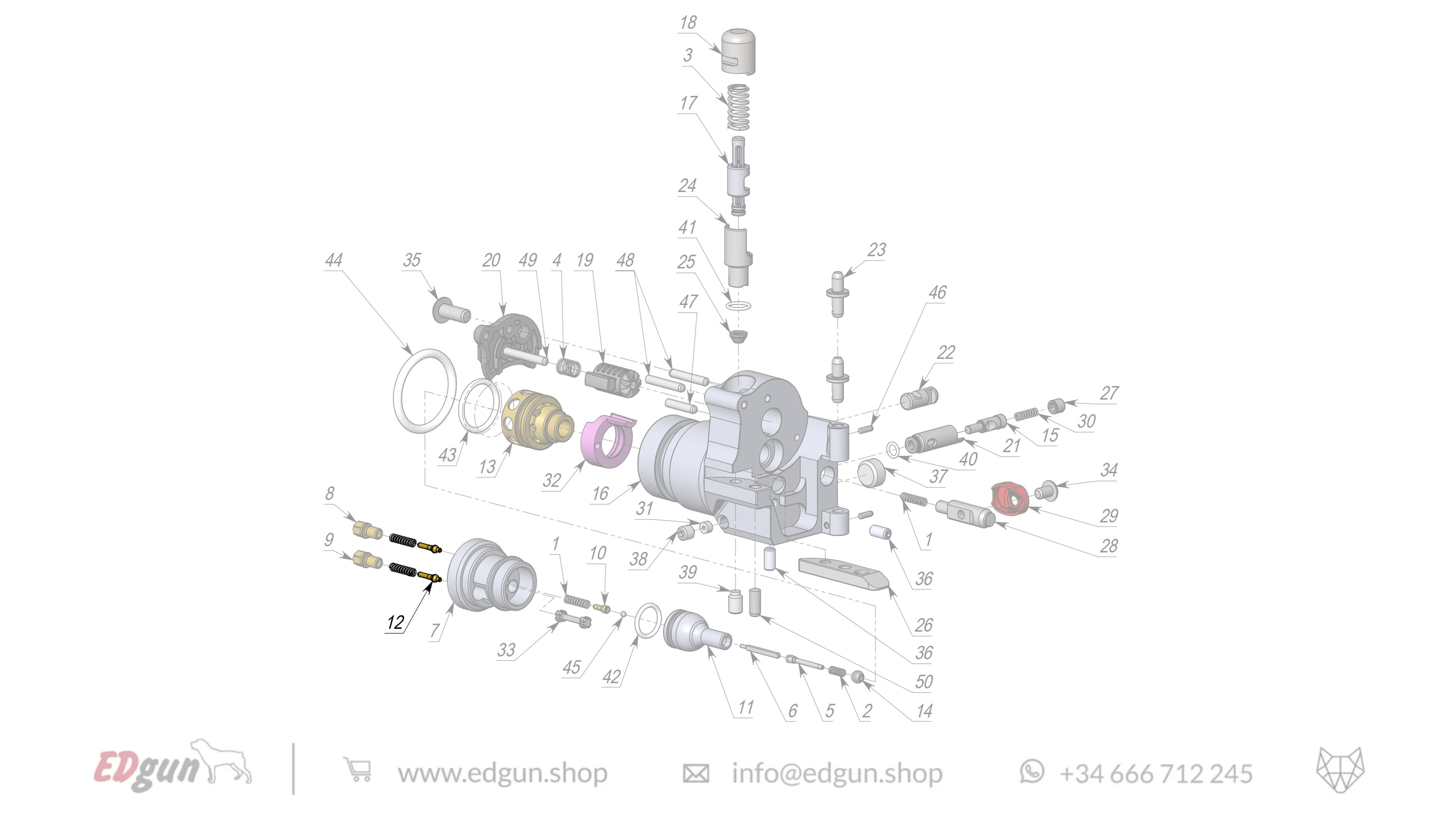 Leshiy 2 · Spare Parts: New Forward Plug · LSA242200