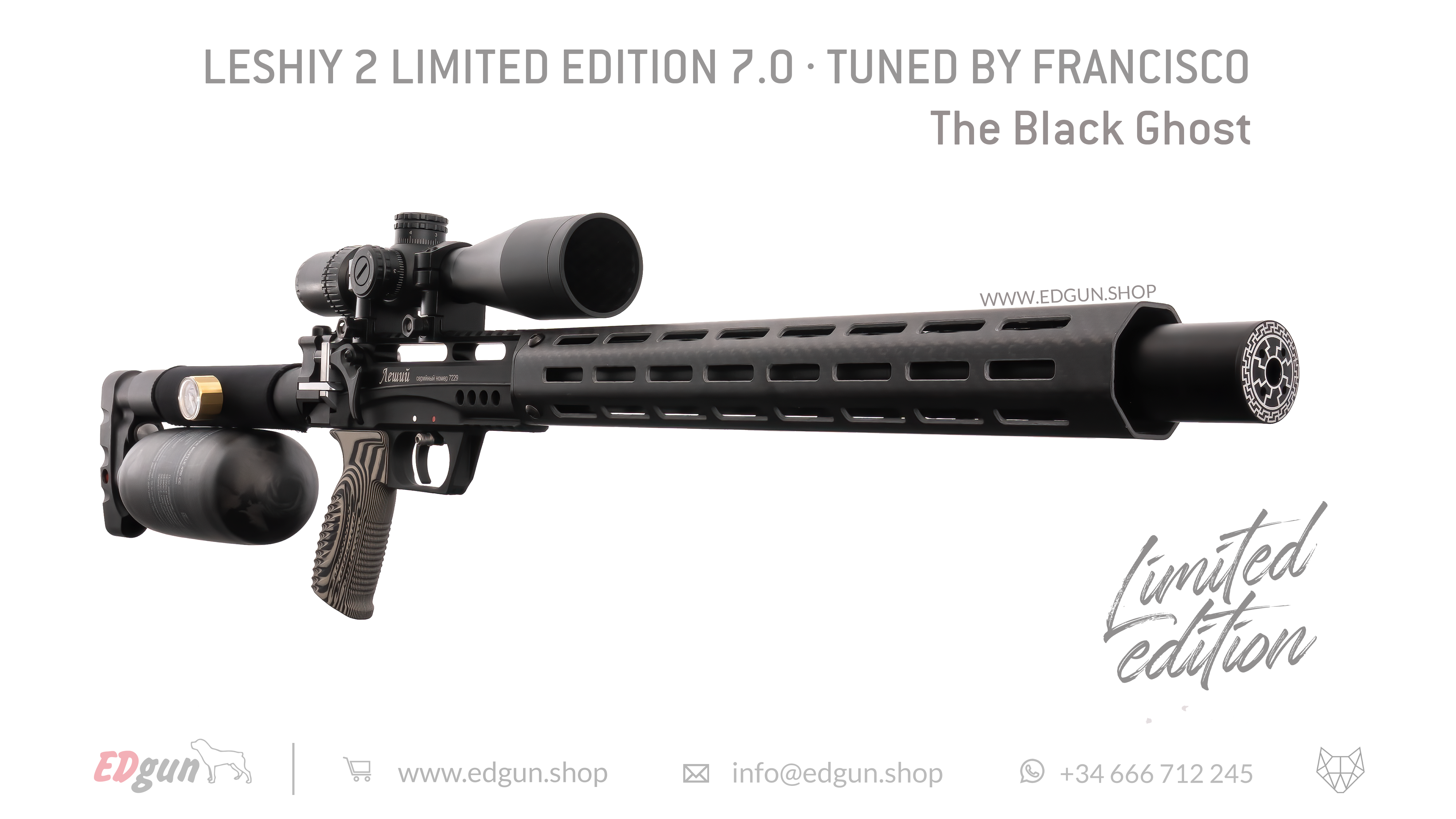EDgun · Leshiy 2 · The Black Ghost · Tuned by Francisco · 7.0