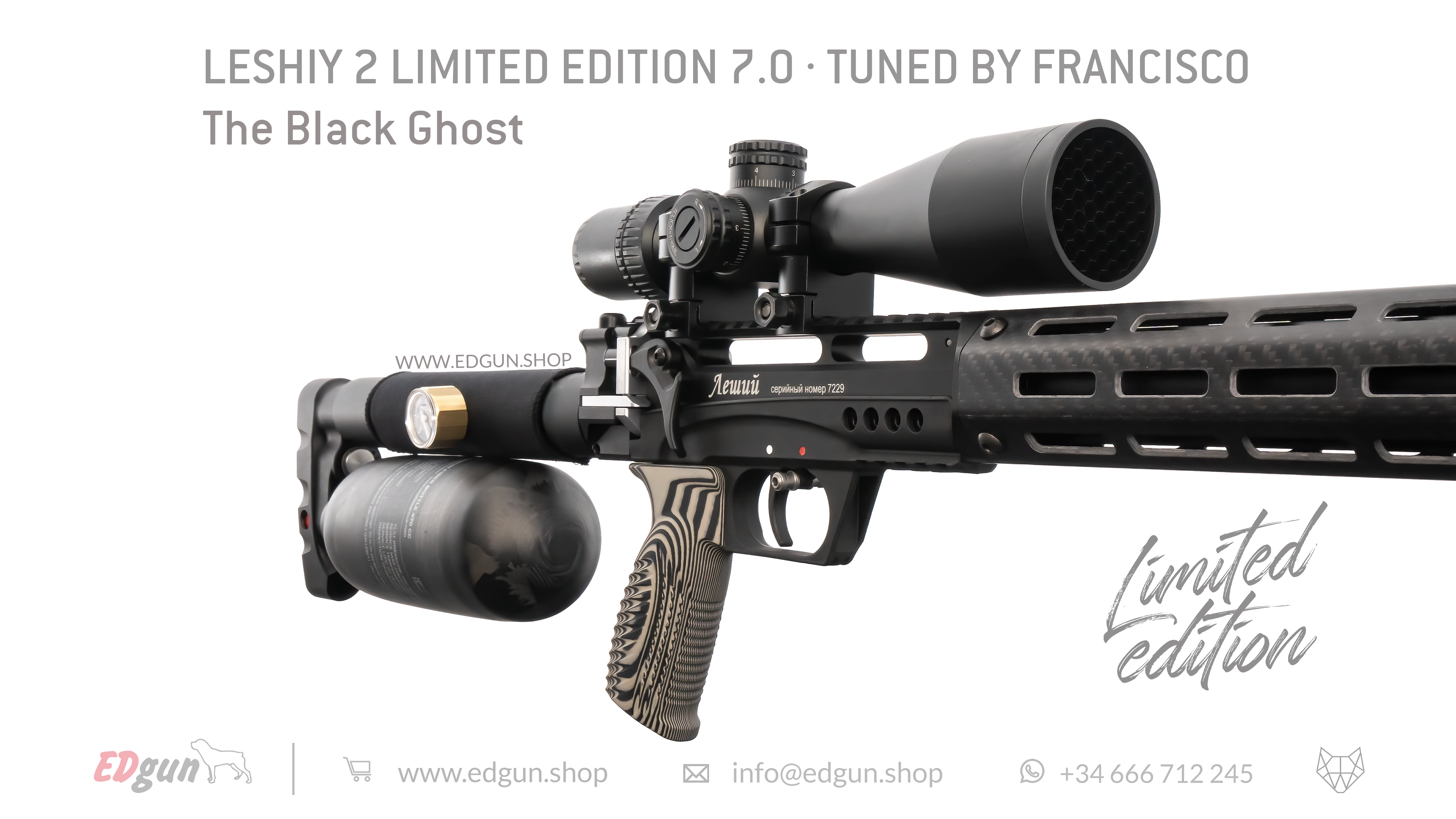 EDgun · Leshiy 2 · The Black Ghost · Tuned by Francisco · 7.0