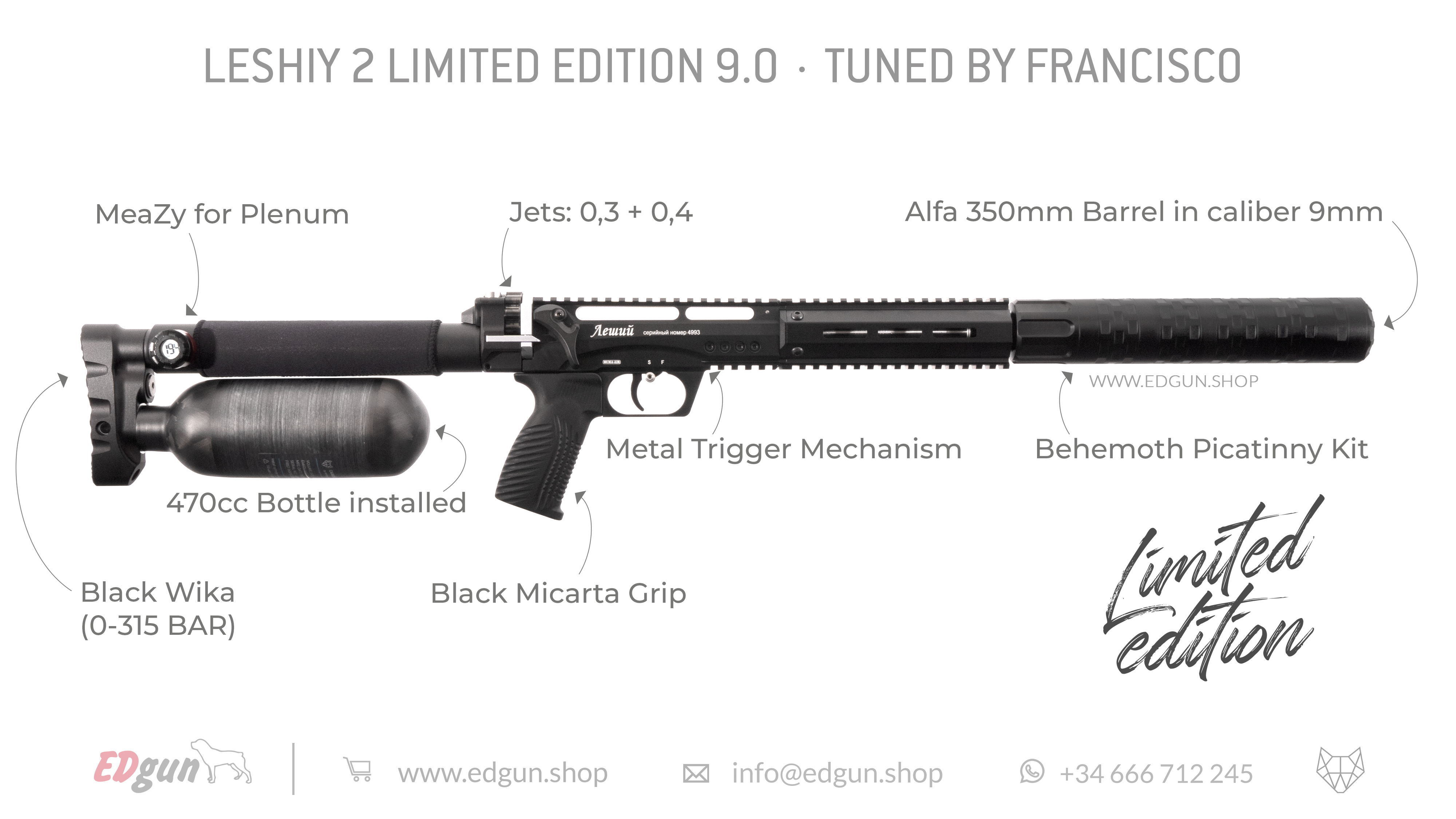 EDgun · Leshiy 2 · Raider · Wolfiek 9.0
