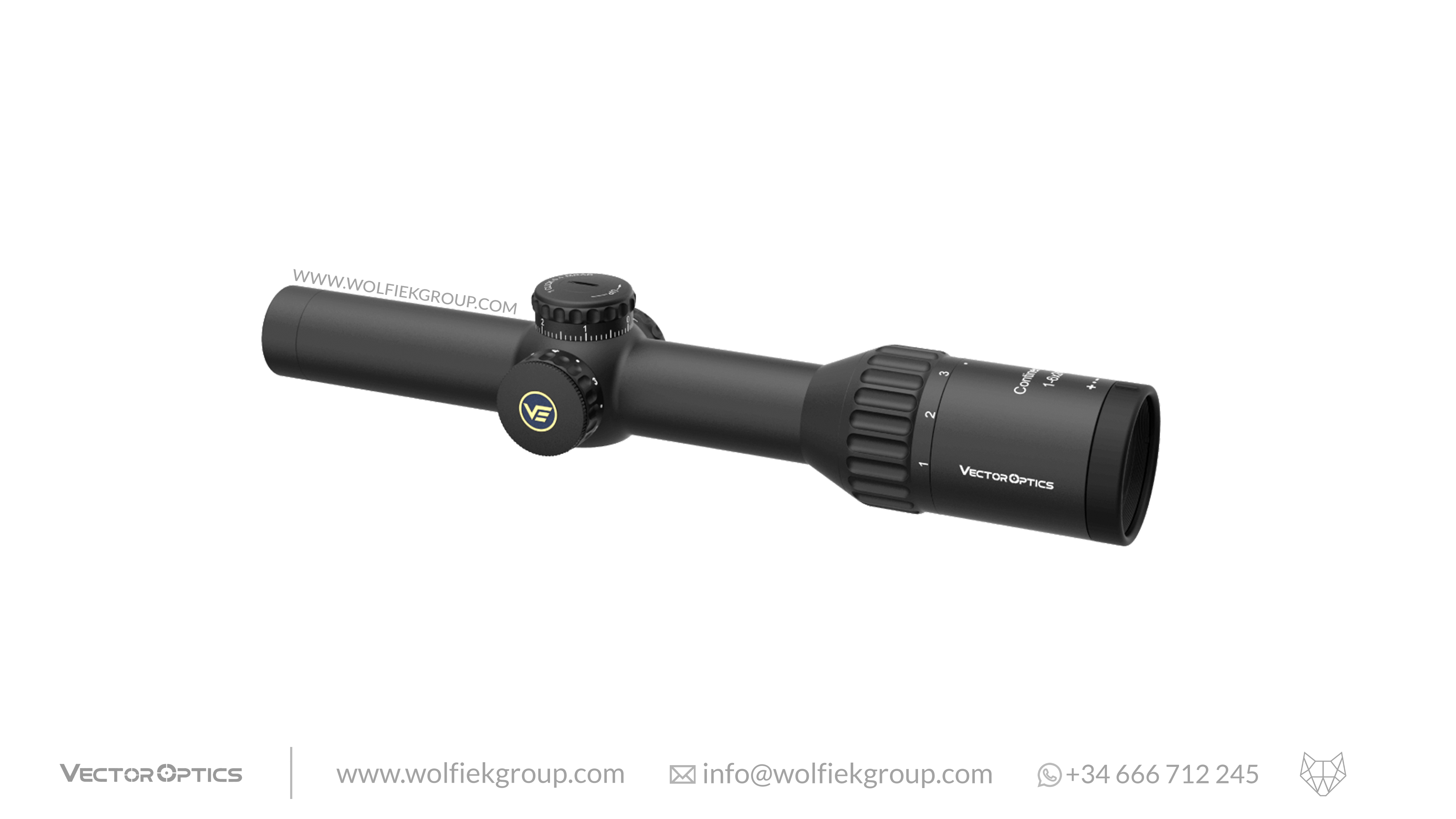 Vector Optics Continental Riflescope · x6 1-6x24 Fiber SFP