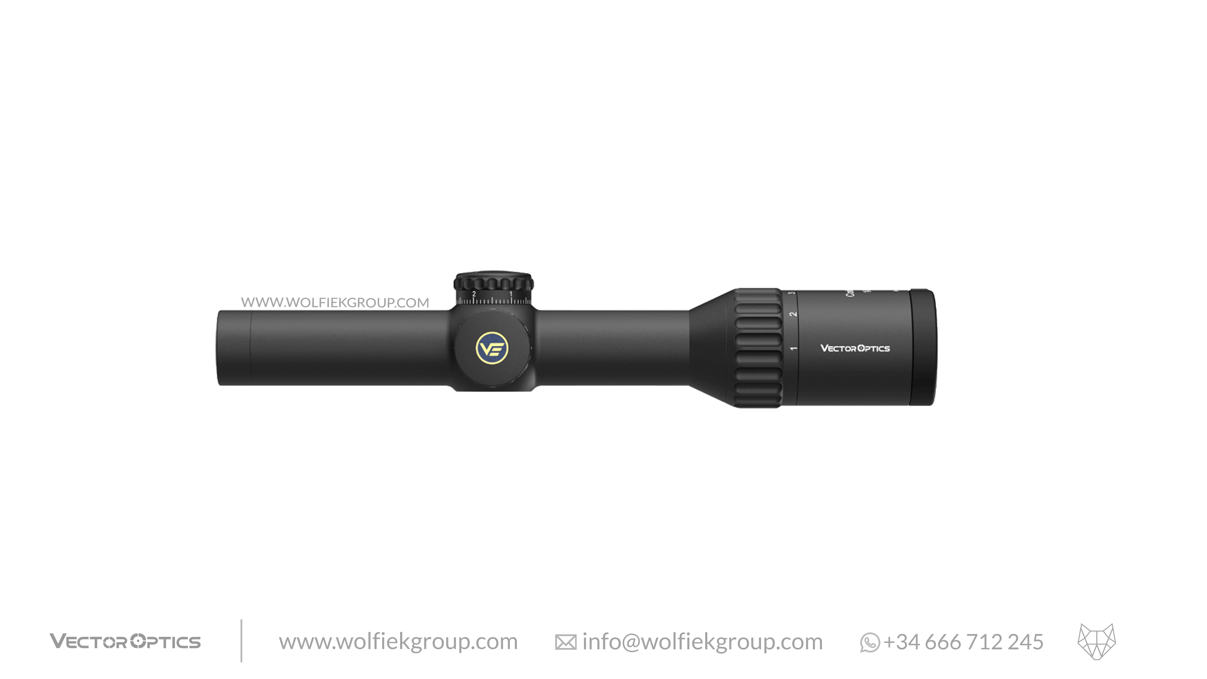 Vector Optics Continental Riflescope · x6 1-6x24 Fiber SFP