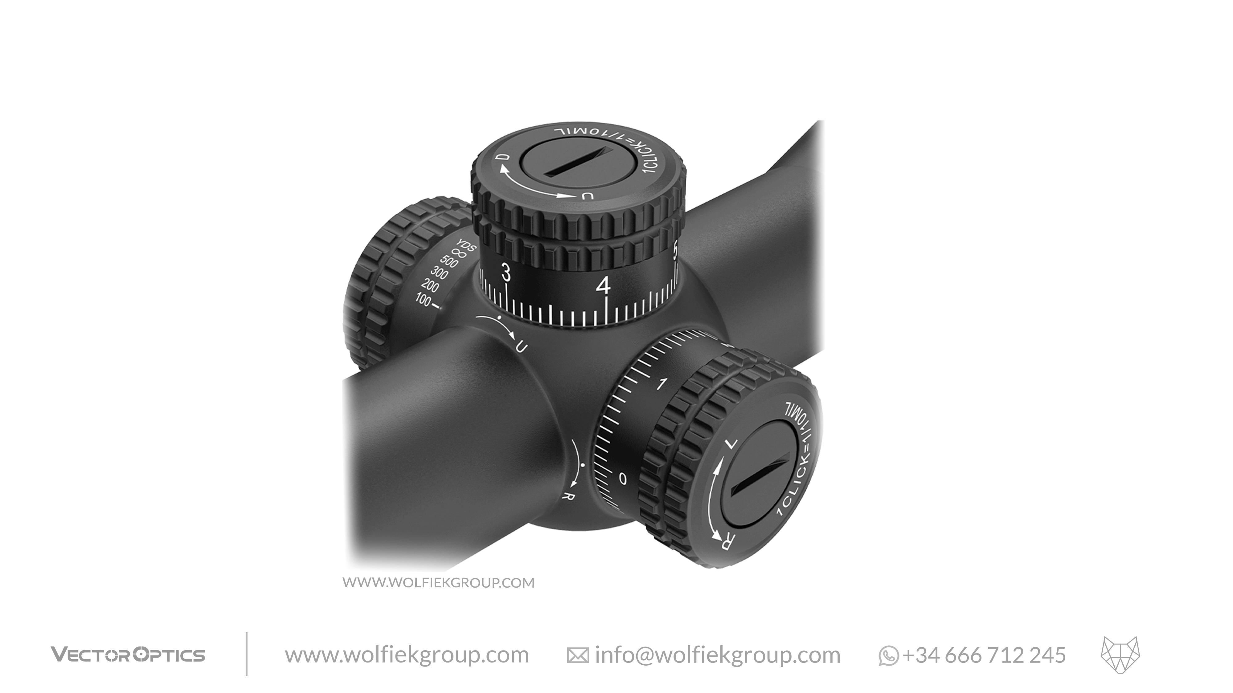 Vector Optics Veyron Riflescope · 10X44 SFP