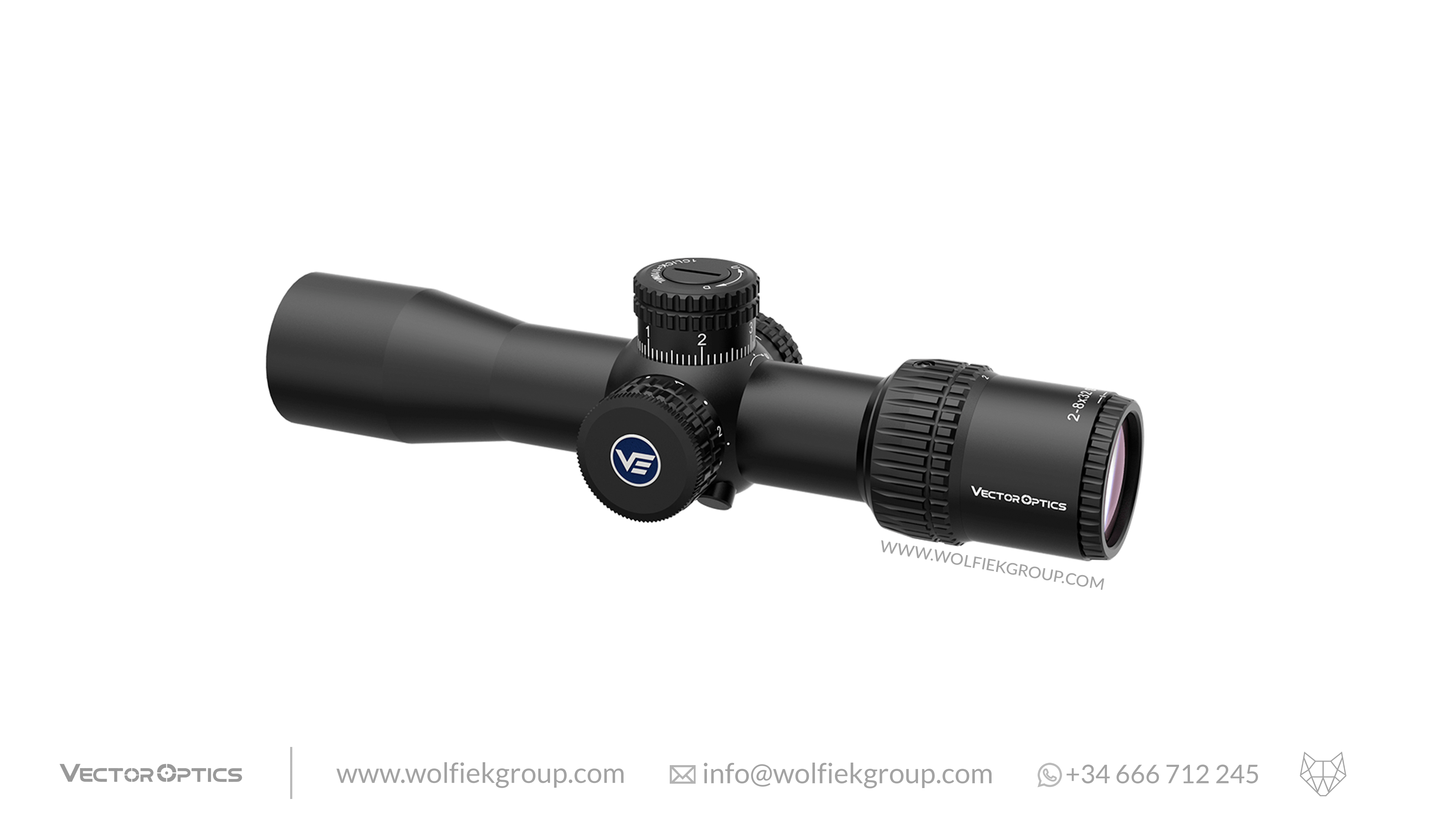 Vector Optics Veyron Riflescope · 2-8x32 IR SFP