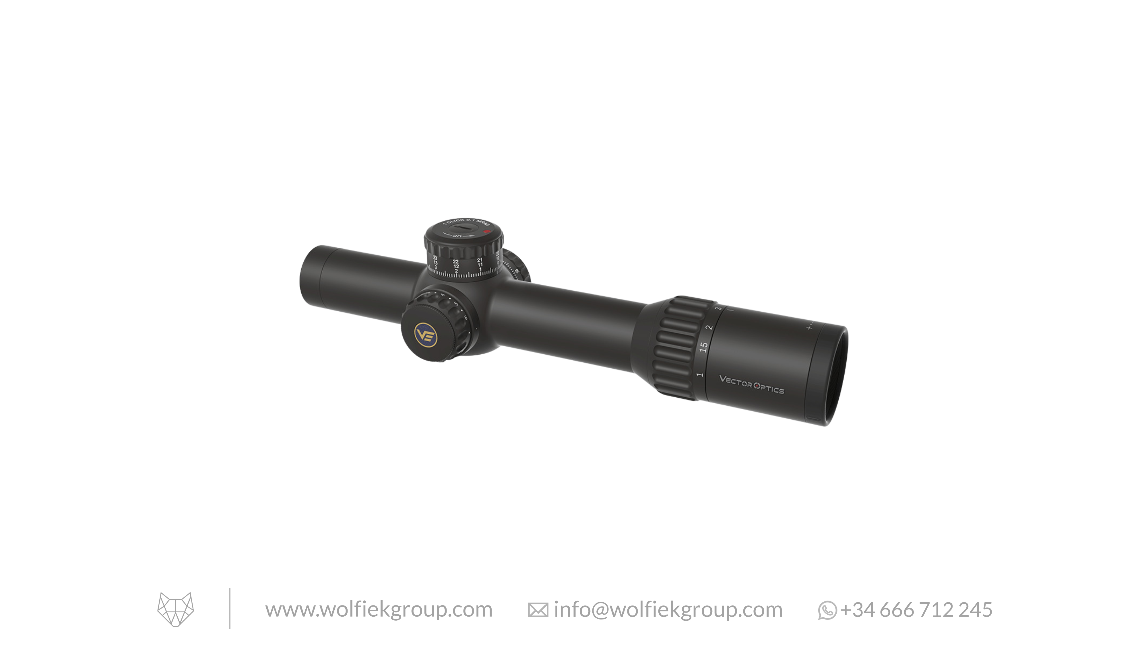 Vector Optics Continental Riflescope · x10 1-10x28 ED RAR-C