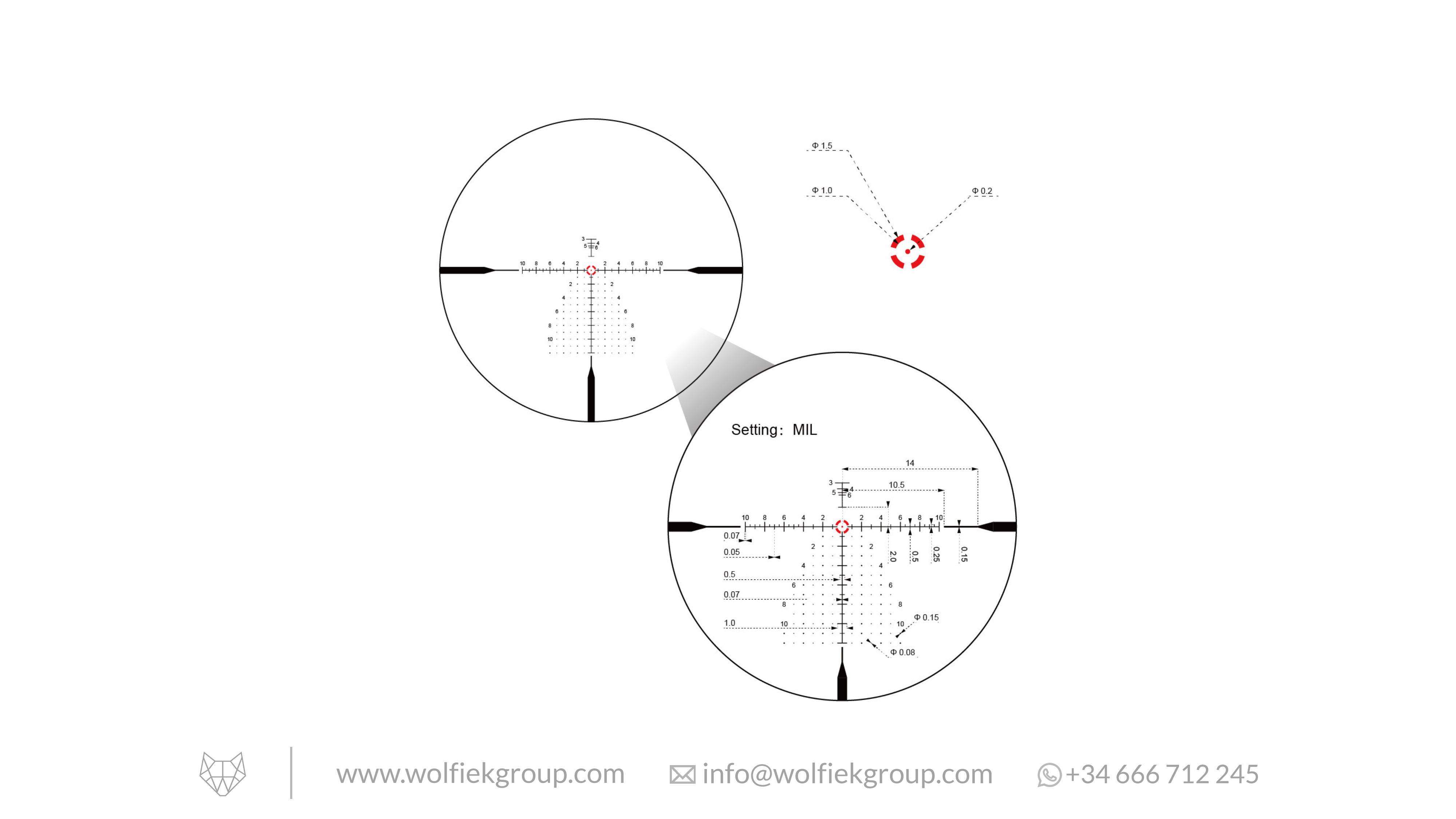 Vector Optics Continental Riflescope · x10 1-10x28 ED RAR-C