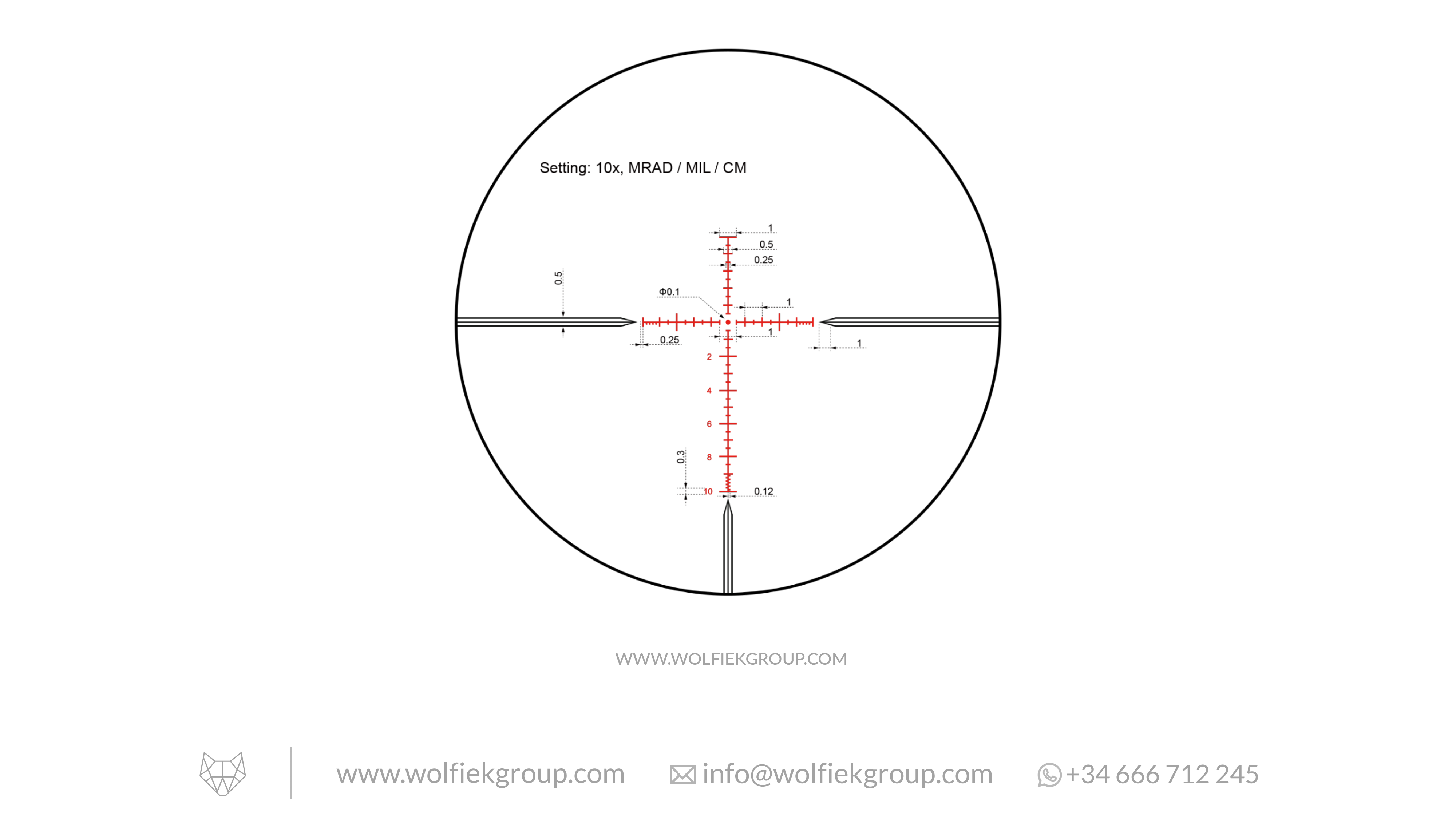 Vector Optics Taurus Riflescope · 6-24x50 HD SFP