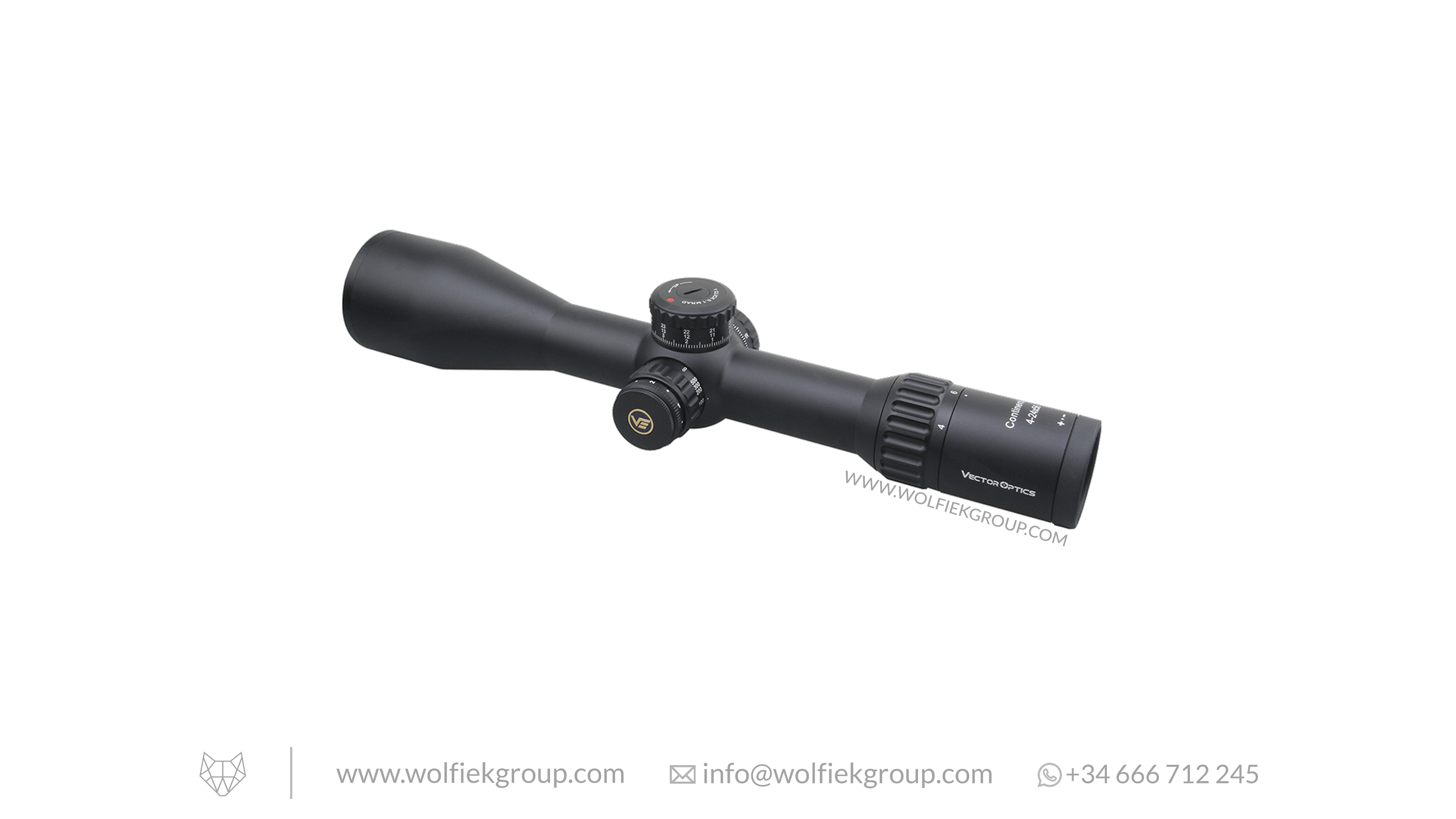 Vector Optics Continental Tactical Riflescope · x6 4-24x56 VCT FFP PRS