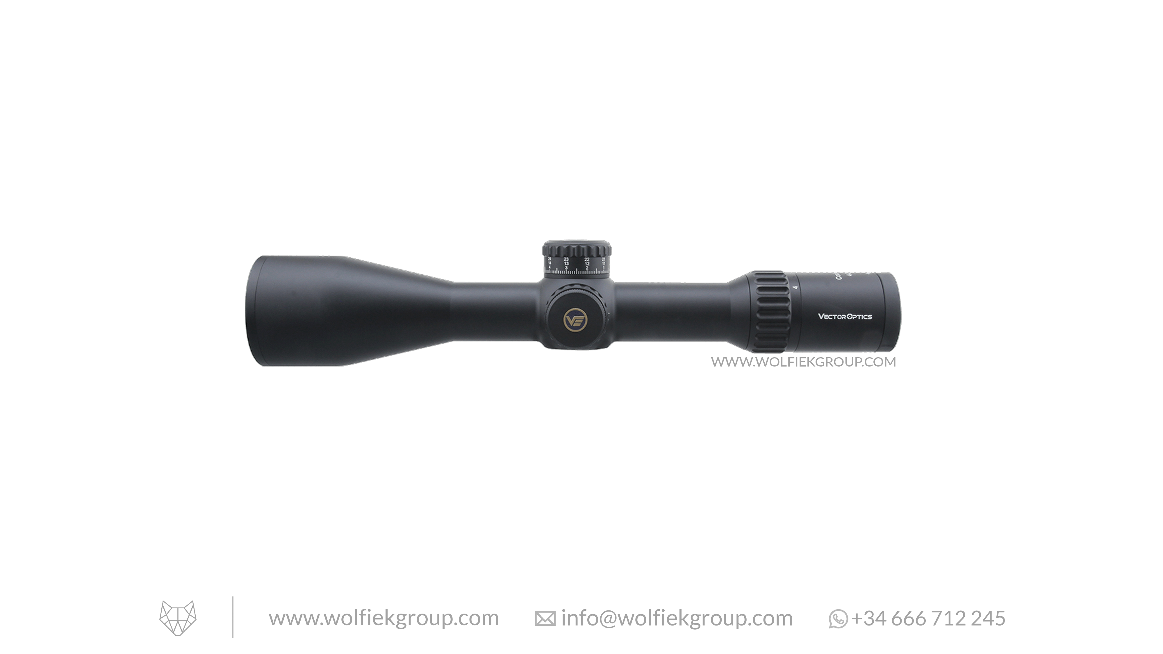 Vector Optics Continental Tactical Riflescope · x6 4-24x56 VCT FFP PRS