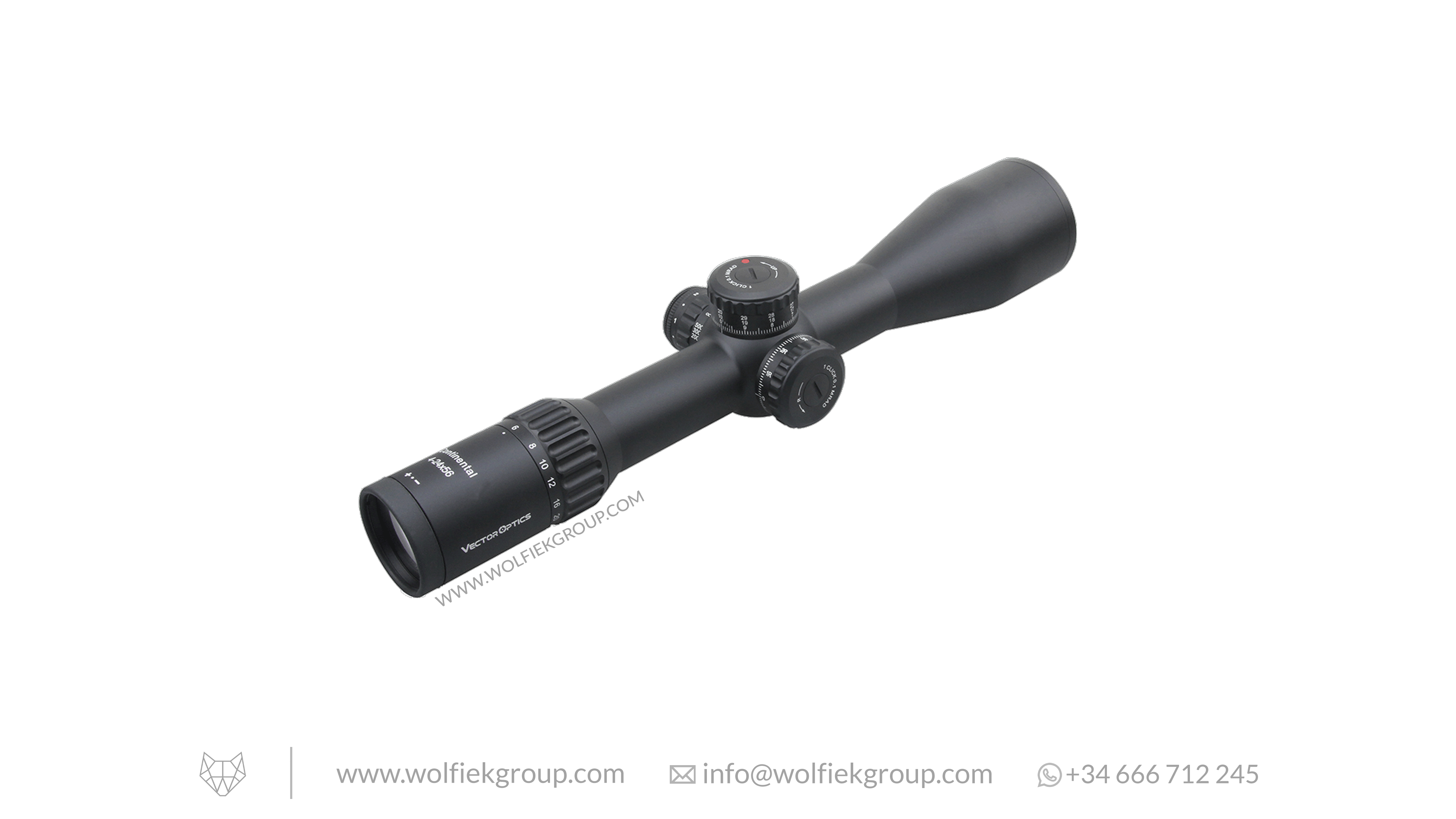 Vector Optics Continental Tactical Riflescope · x6 4-24x56 VCT FFP PRS