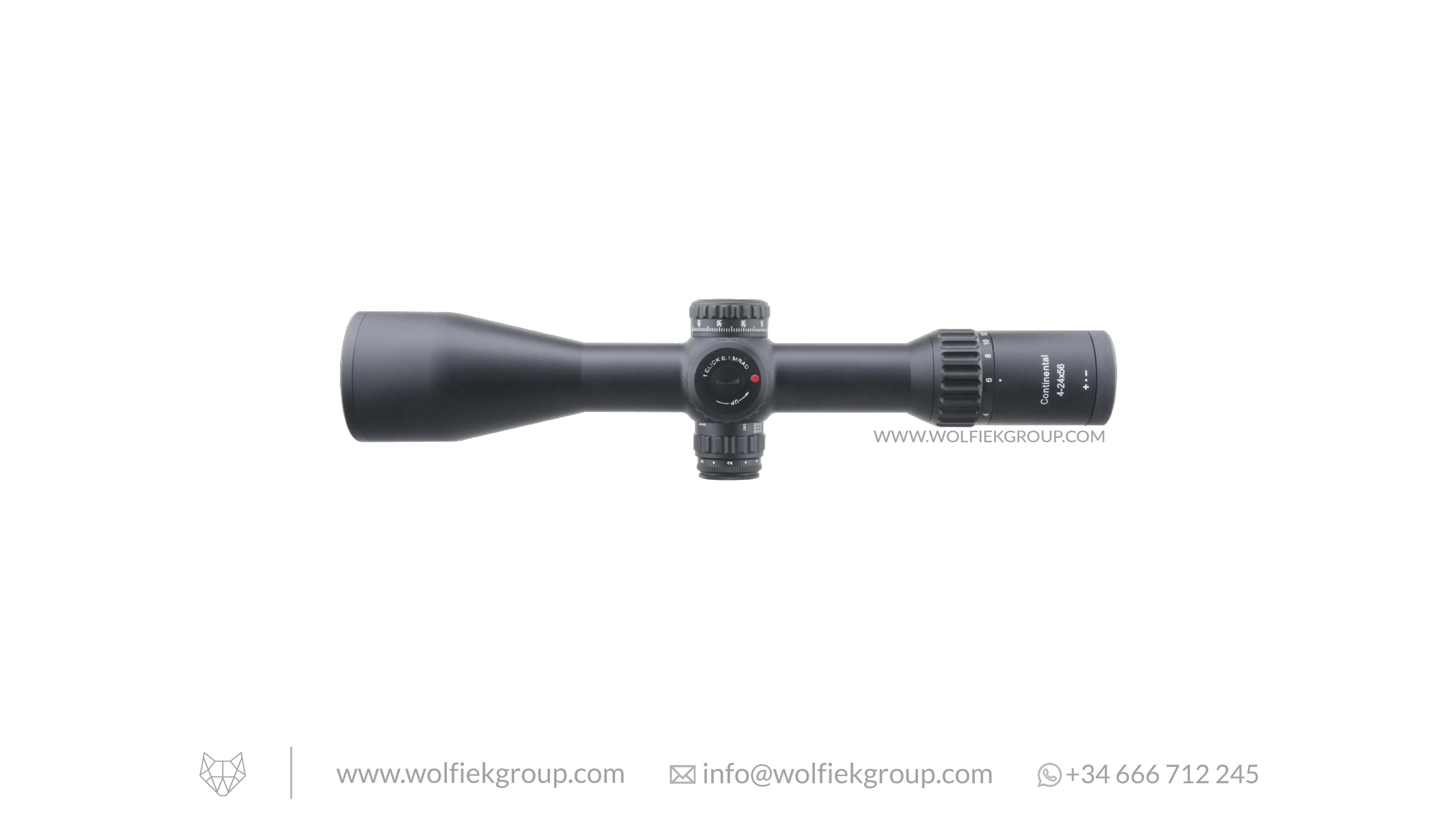 Vector Optics Continental Tactical Riflescope · x6 4-24x56 VCT FFP PRS