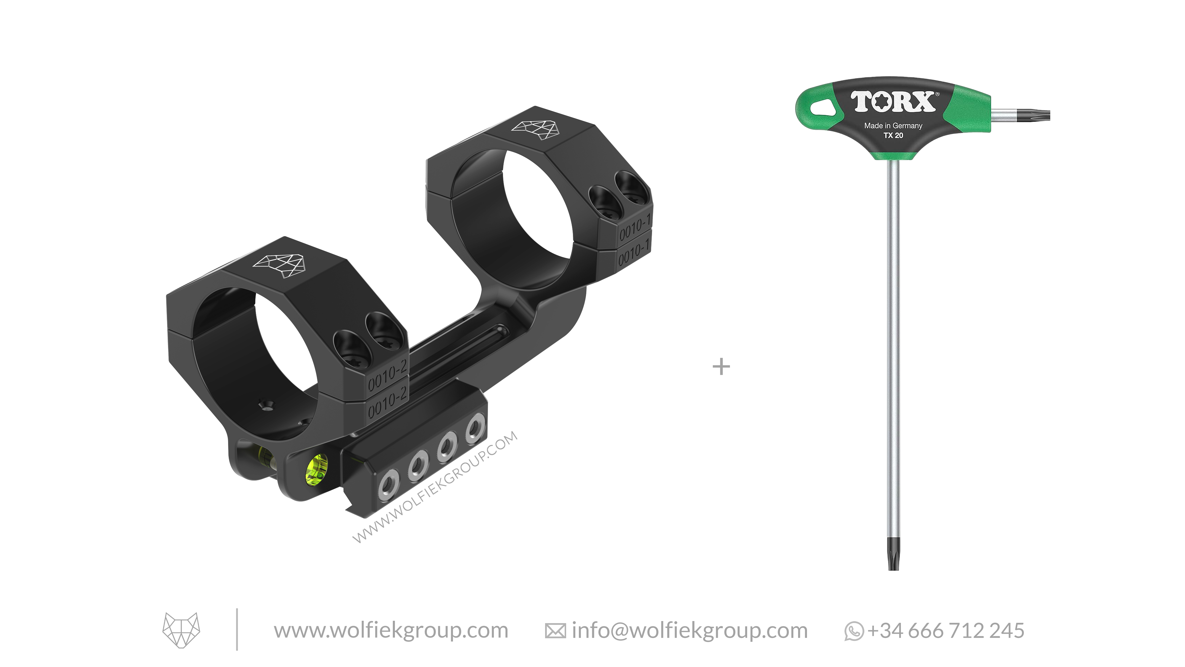 Wolfiek Group One-Piece Scope Mount · 30mm