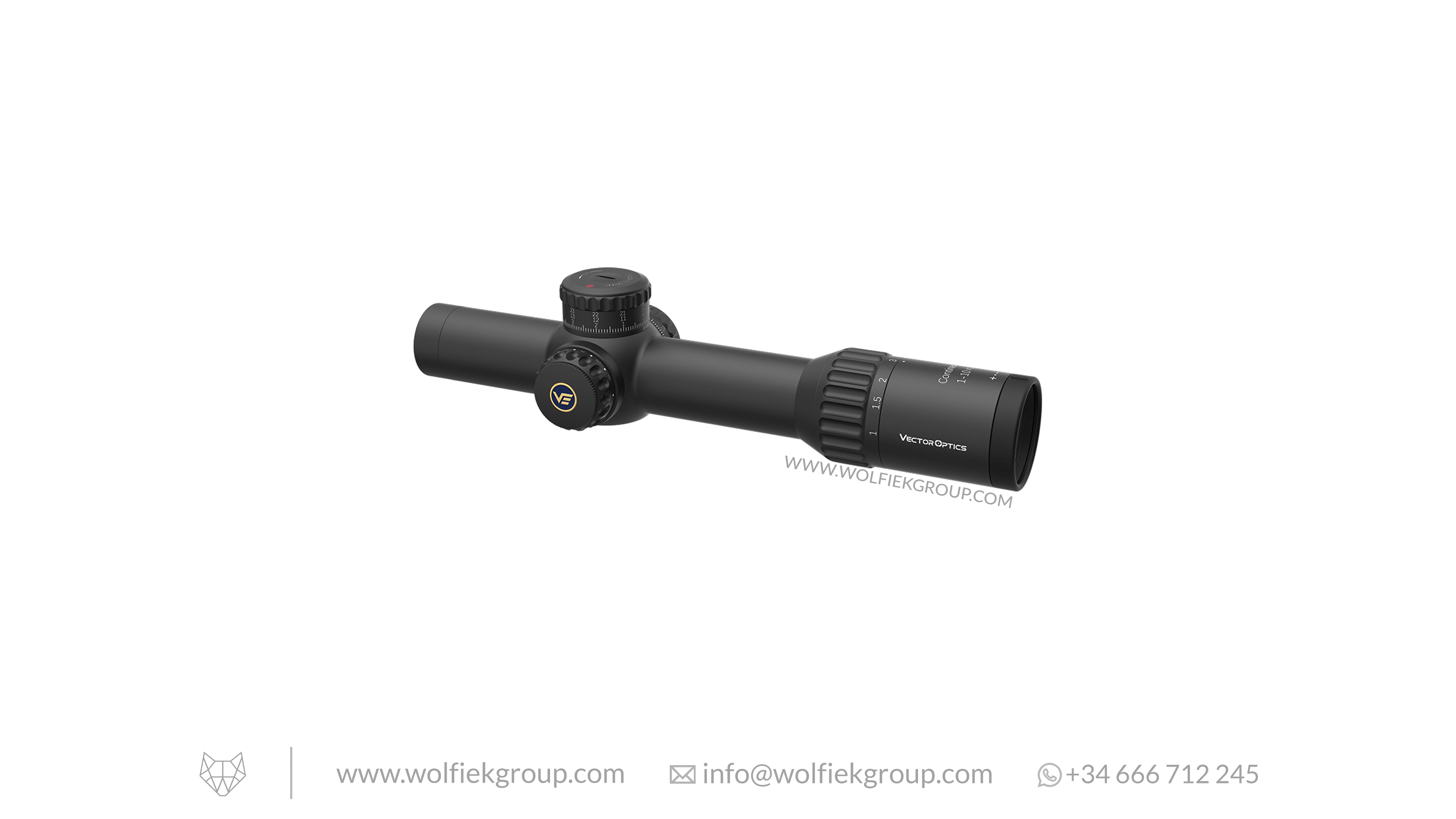 Vector Optics Continental Riflescope · x10 1-10x28 ED VET-CTR FFP