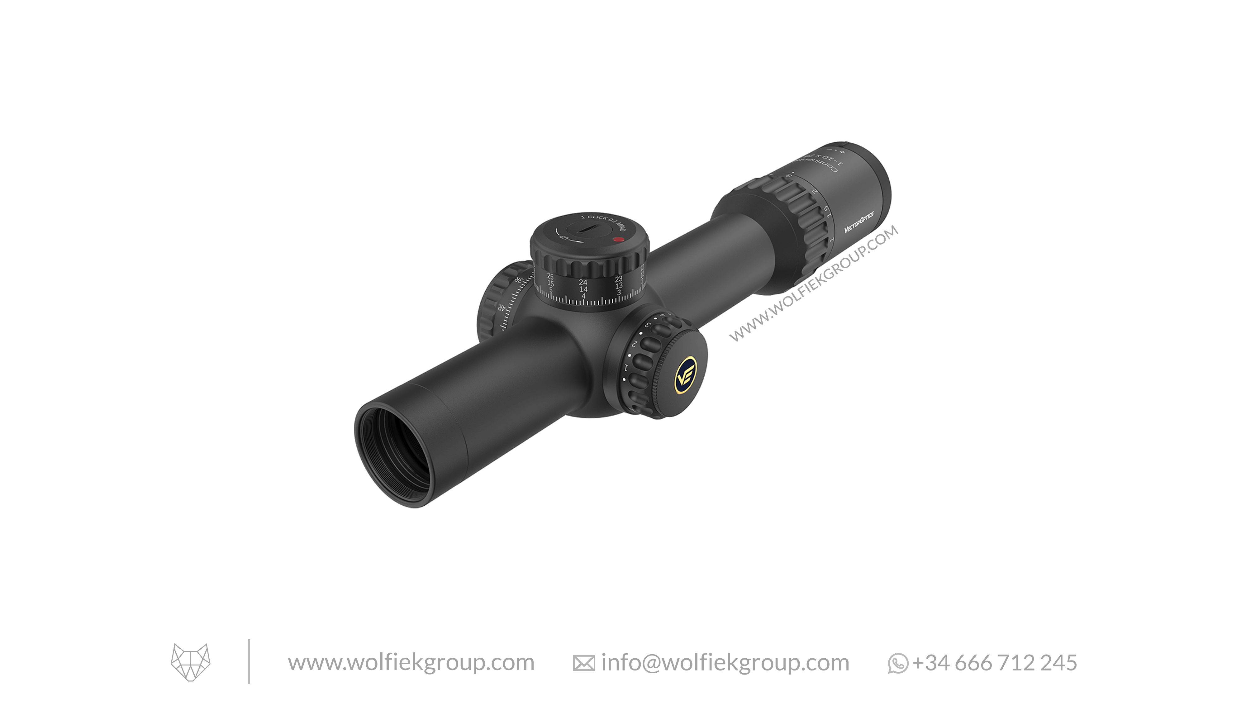 Vector Optics Continental Riflescope · x10 1-10x28 ED VET-CTR FFP