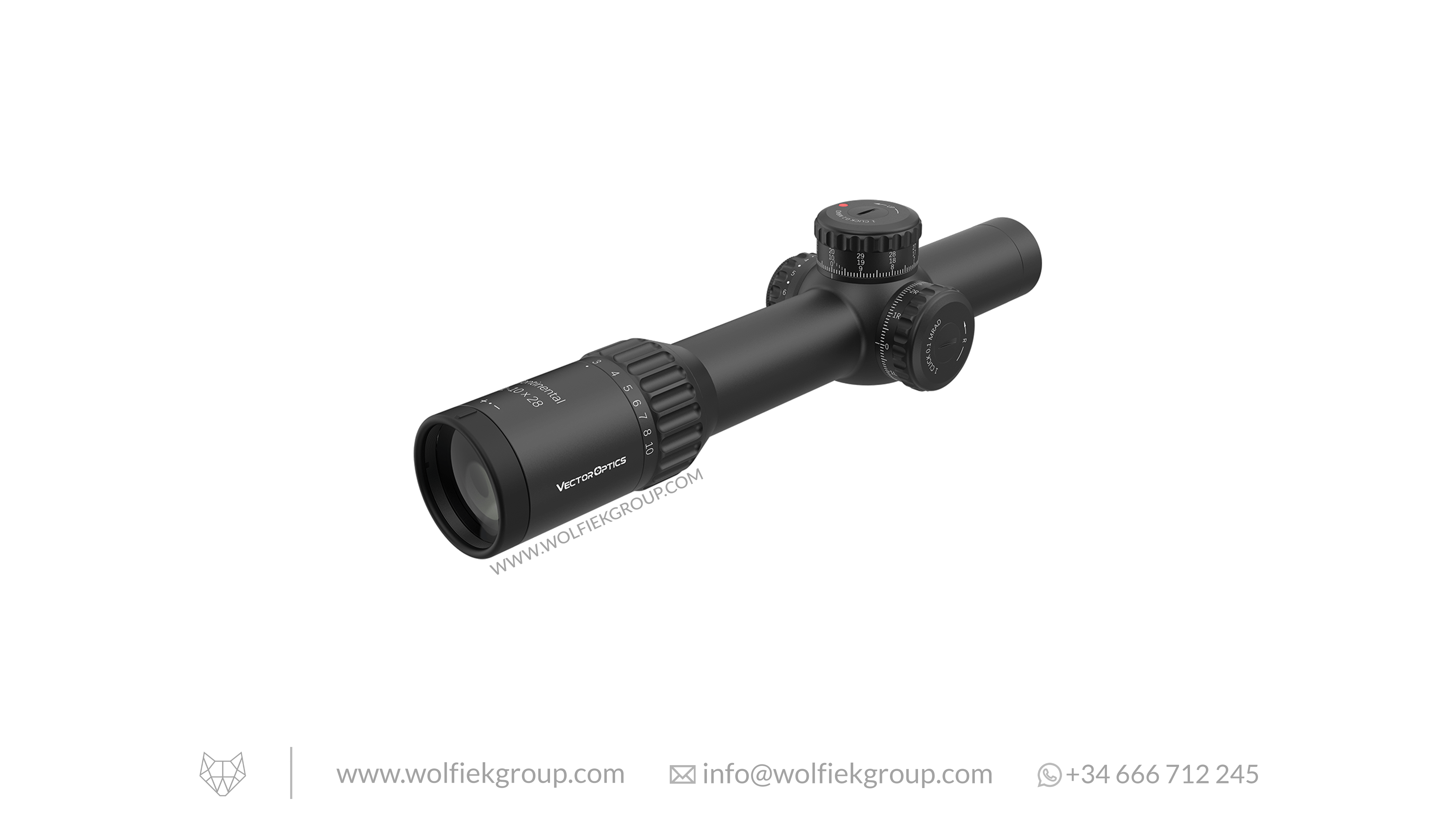 Vector Optics Continental Riflescope · x10 1-10x28 ED VET-CTR FFP