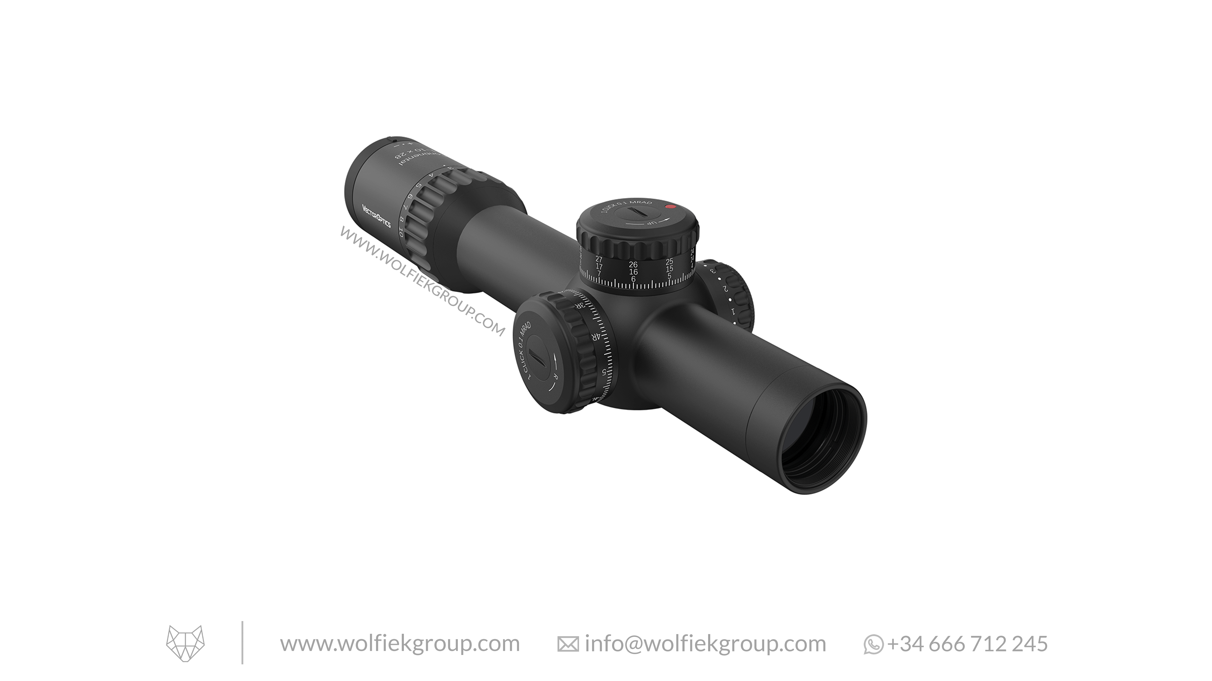 Vector Optics Continental Riflescope · x10 1-10x28 ED VET-CTR FFP