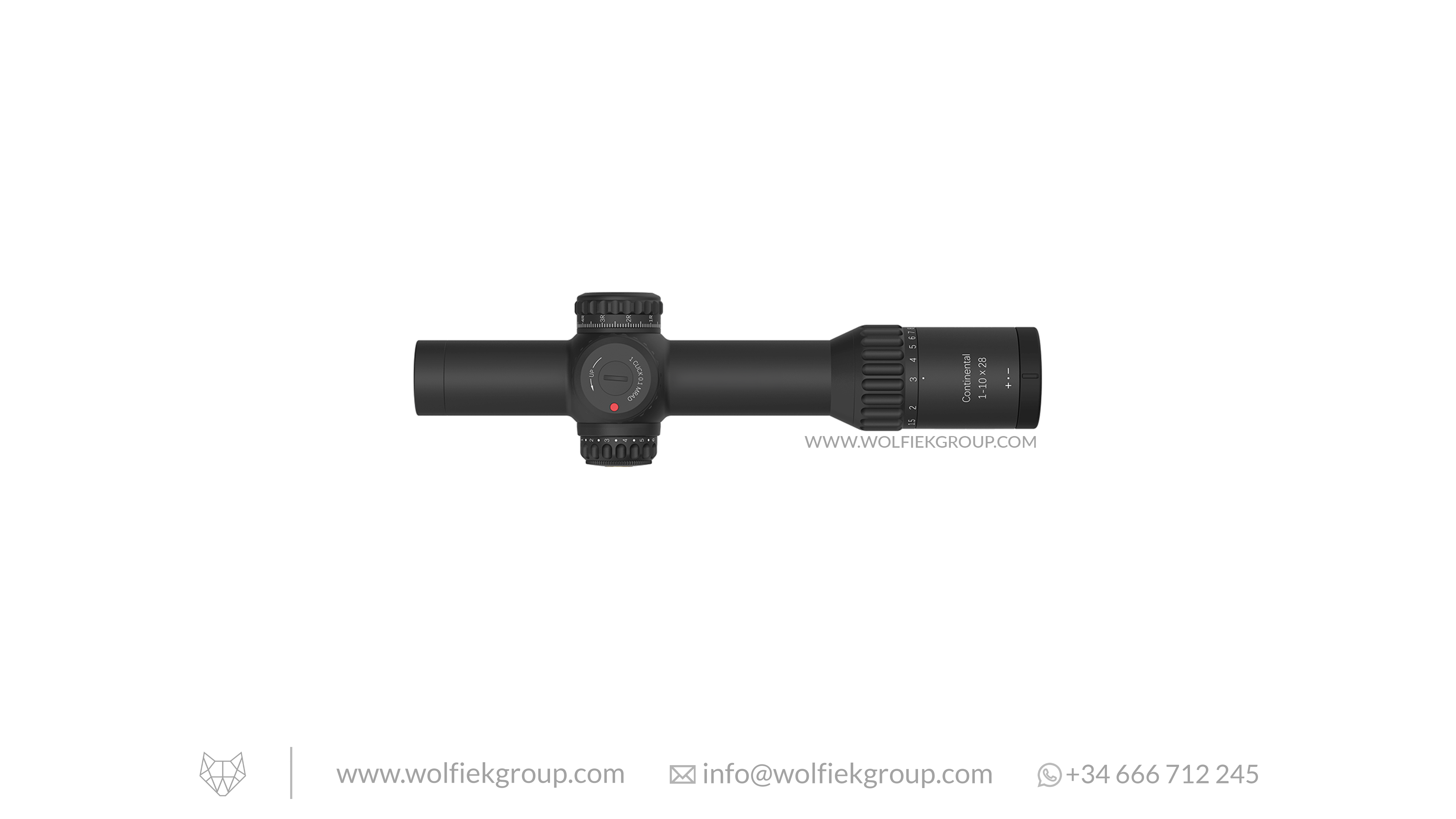 Vector Optics Continental Riflescope · x10 1-10x28 ED VET-CTR FFP