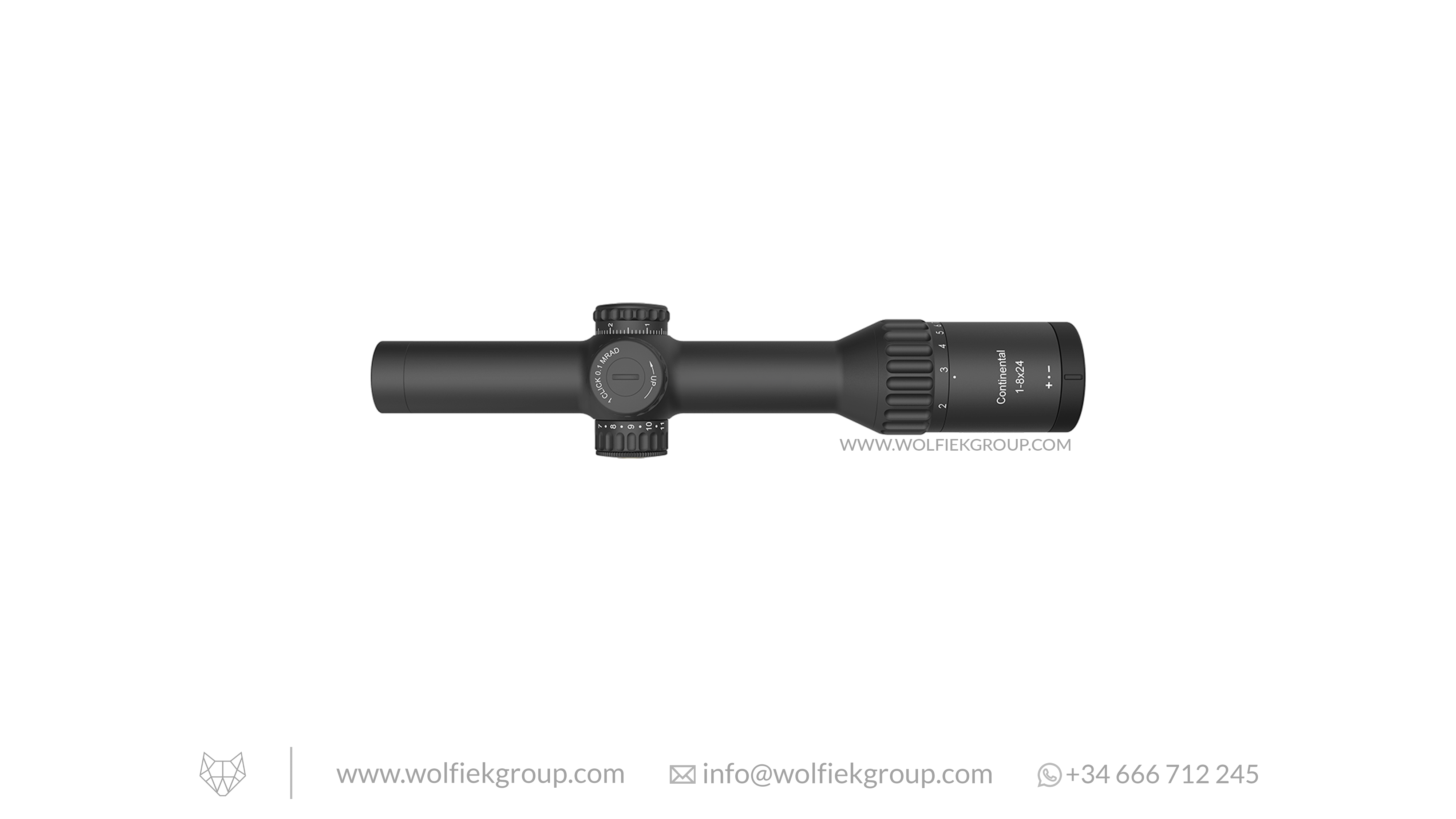 Vector Optics Continental Fiber LPVO Riflescope · x8 1-8x24i ED
