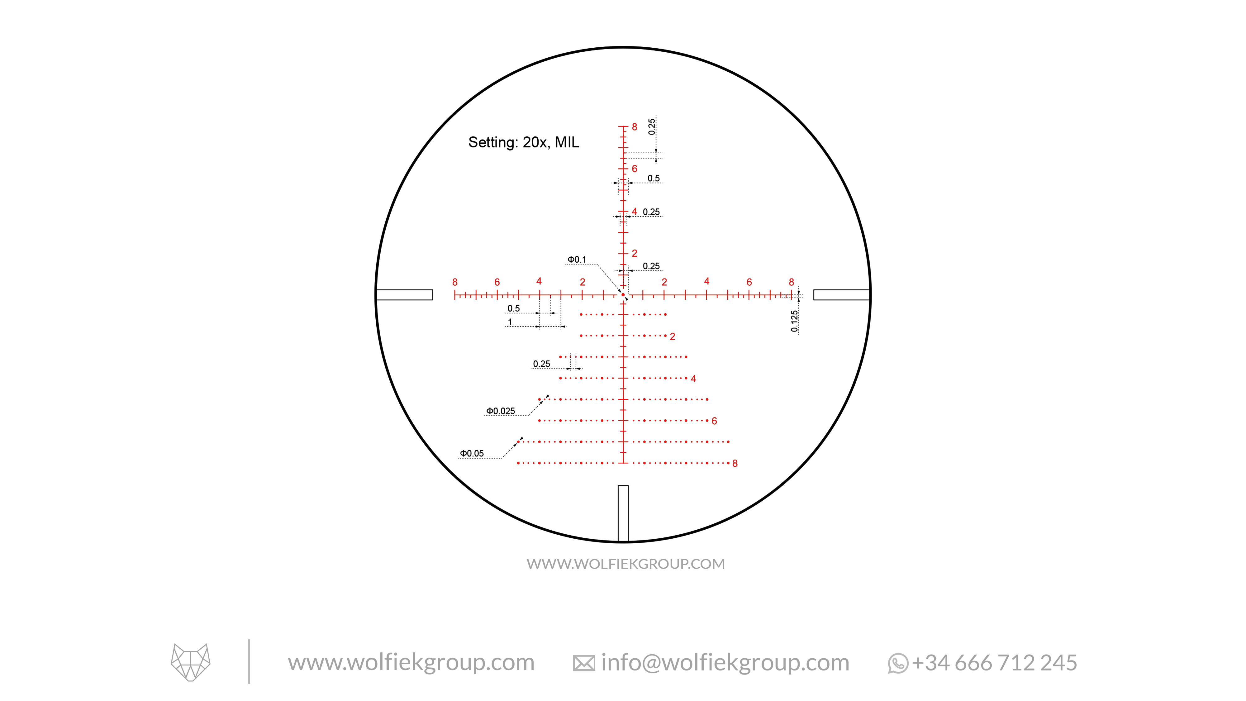 Vector Optics Continental Riflescope Tactical · x8 3-24x56 ED SFP