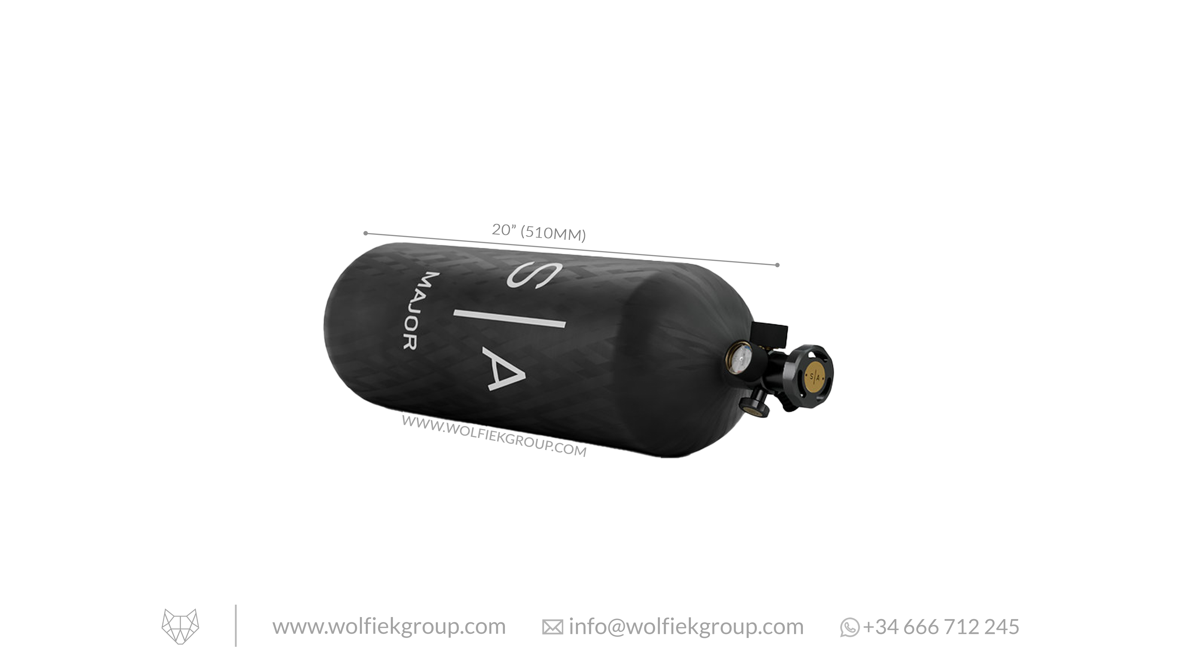 Scandinavian Arms Major PCP Air Tank (6.8L)