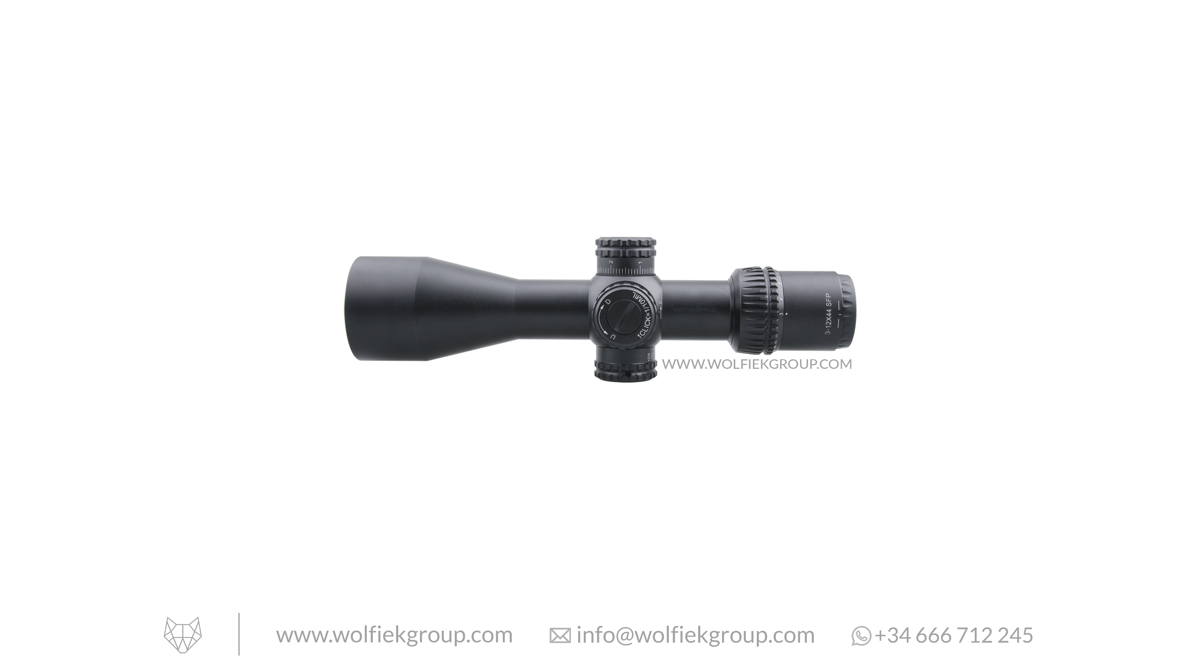Vector Optics Veyron Riflescope · 3-12x44 SFP