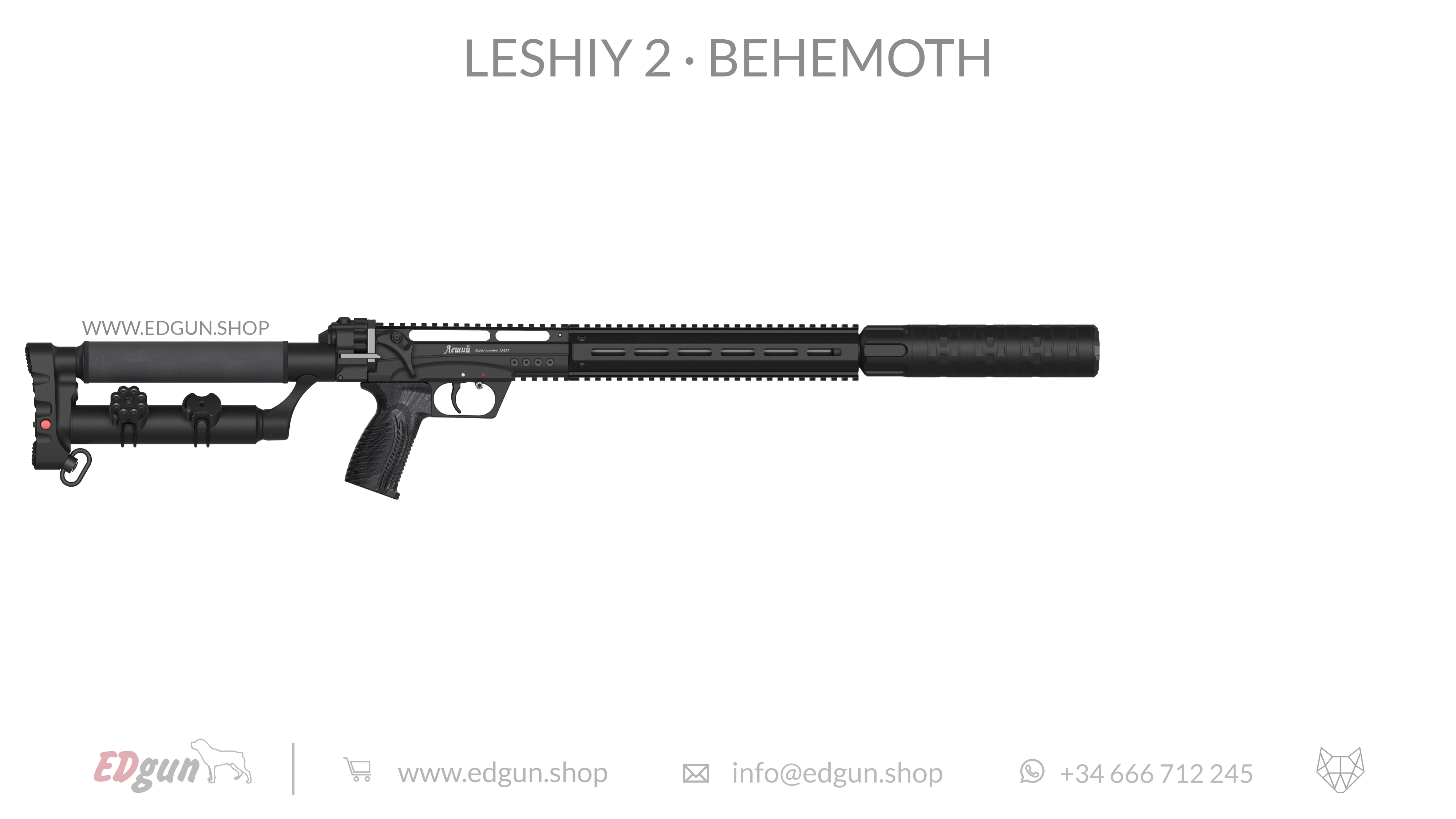 Leshiy 2 · Behemoth Picatinny · All Black