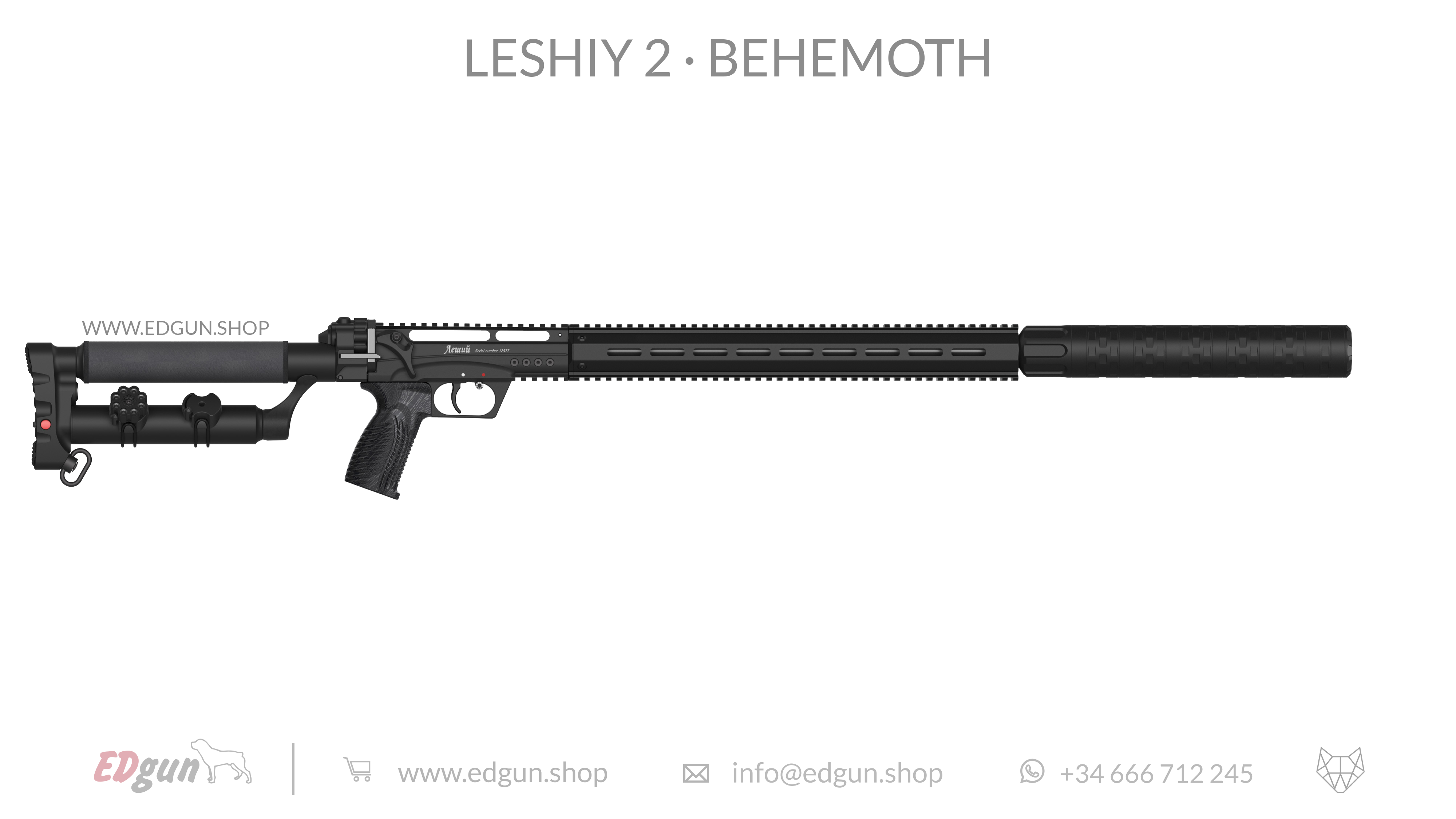 Leshiy 2 · Behemoth Picatinny · All Black