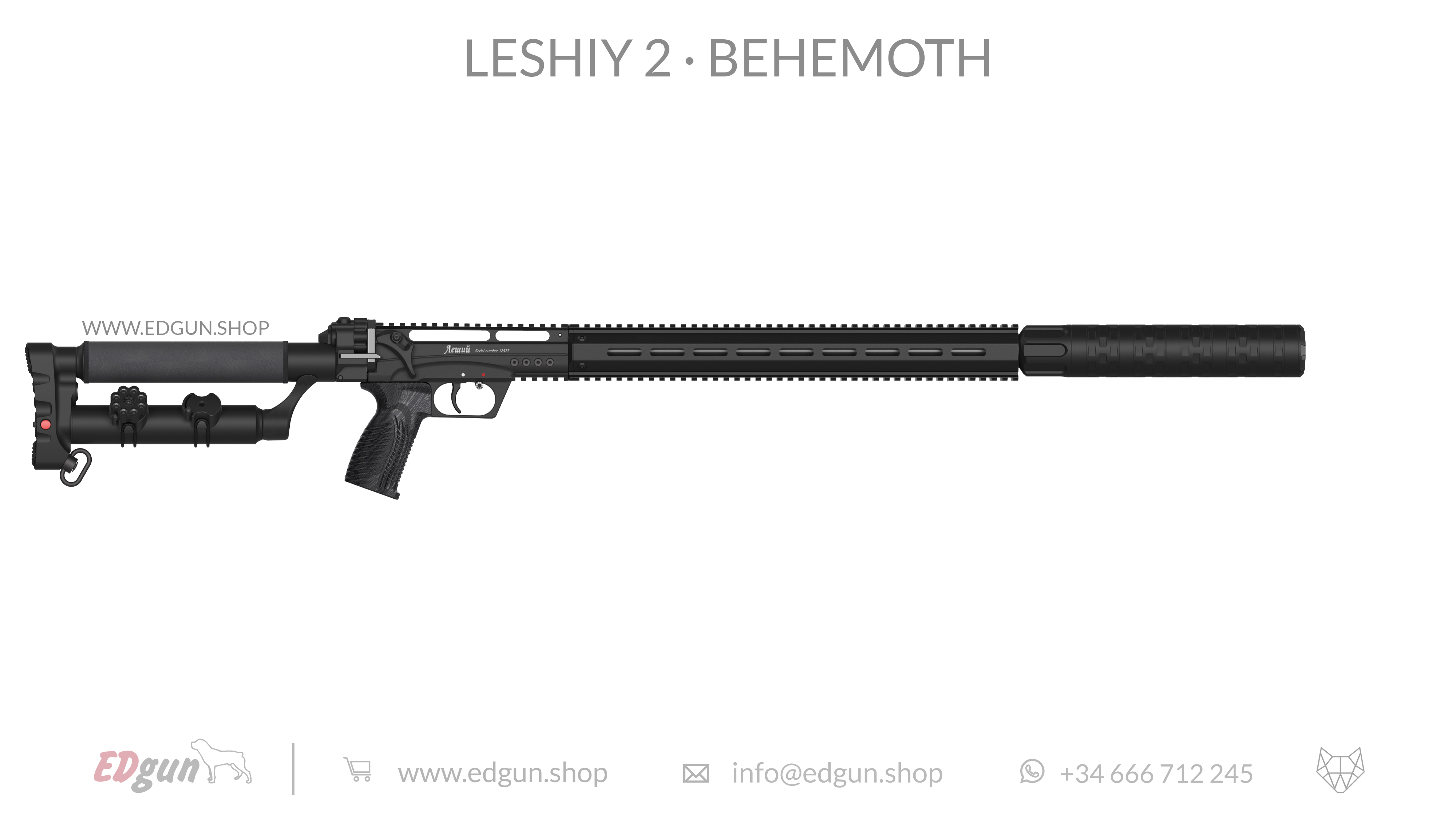 Leshiy 2 · Behemoth Picatinny · All Black