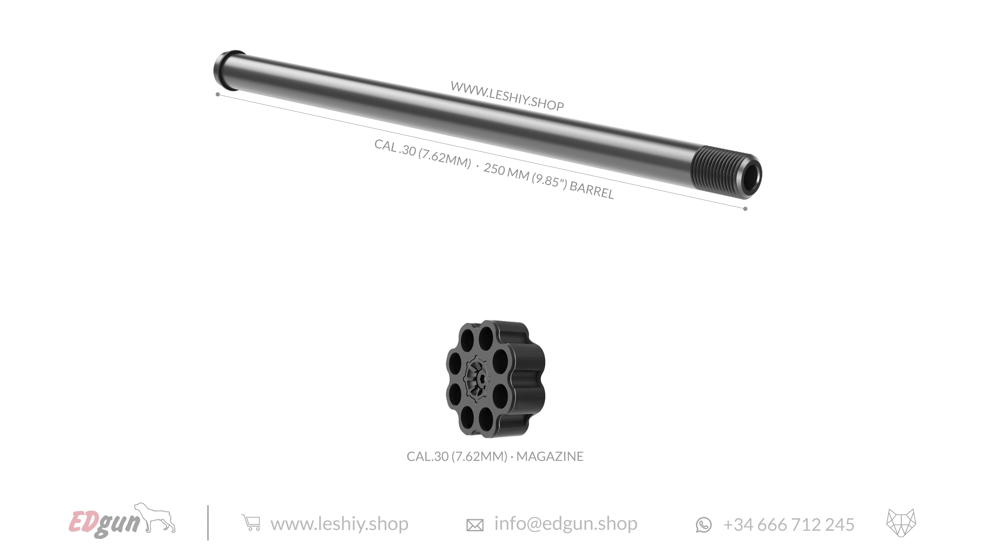 Alfa Precision · Leshiy 2 · Barrel Kit · 250mm (9.85")