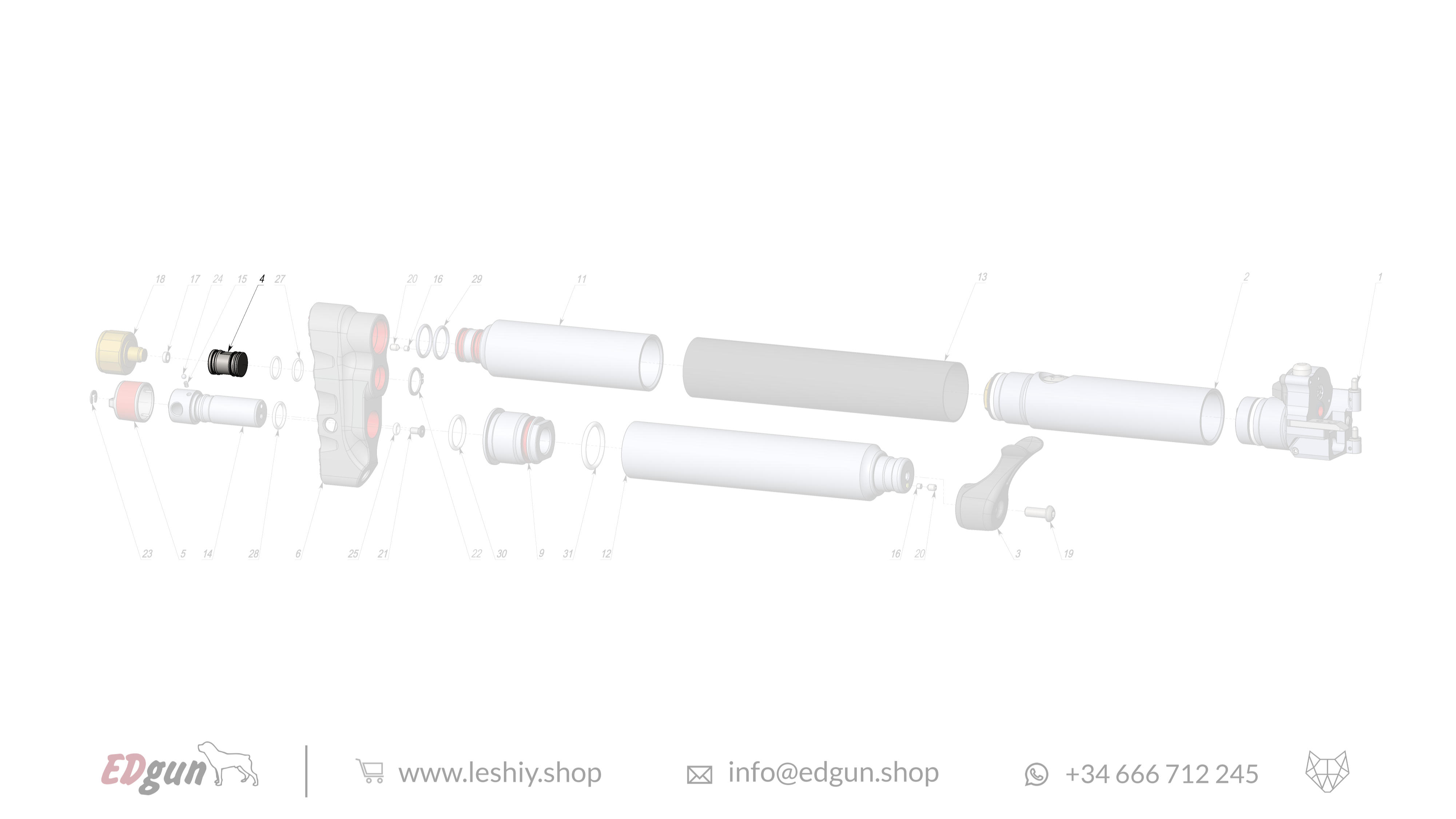 Leshiy 2 Butt LSA242000 diagram