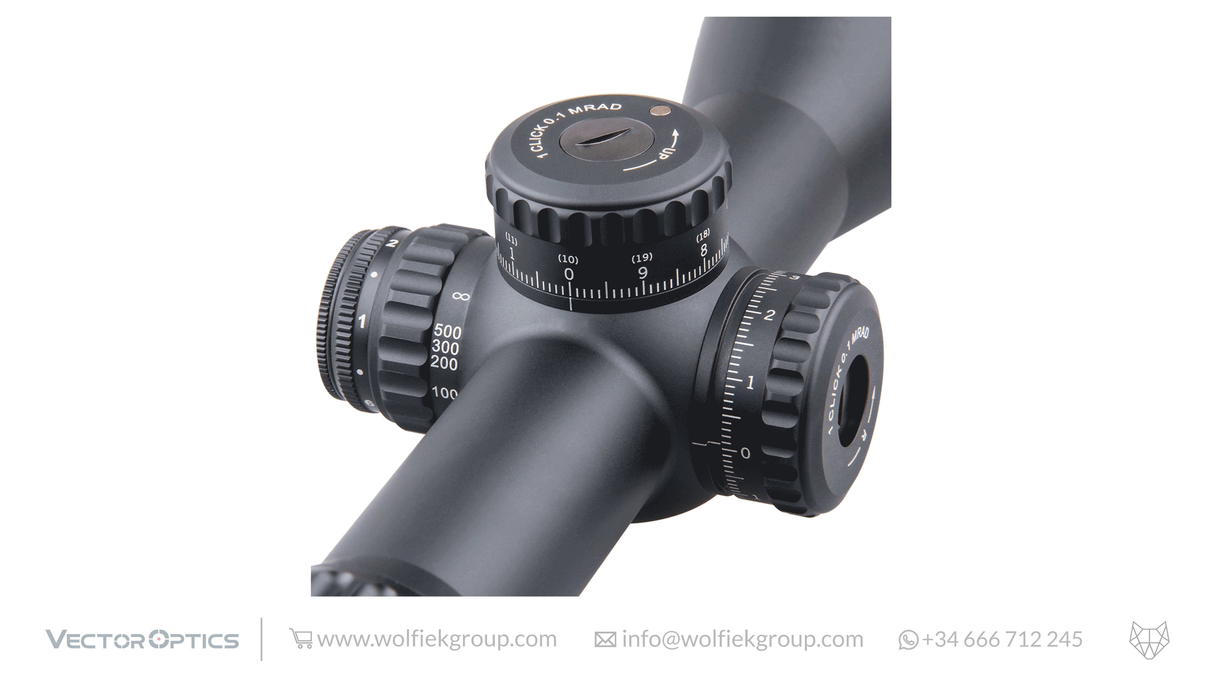 Vector Optics Continental Riflescope · x6 3-18x50 VCT FFP