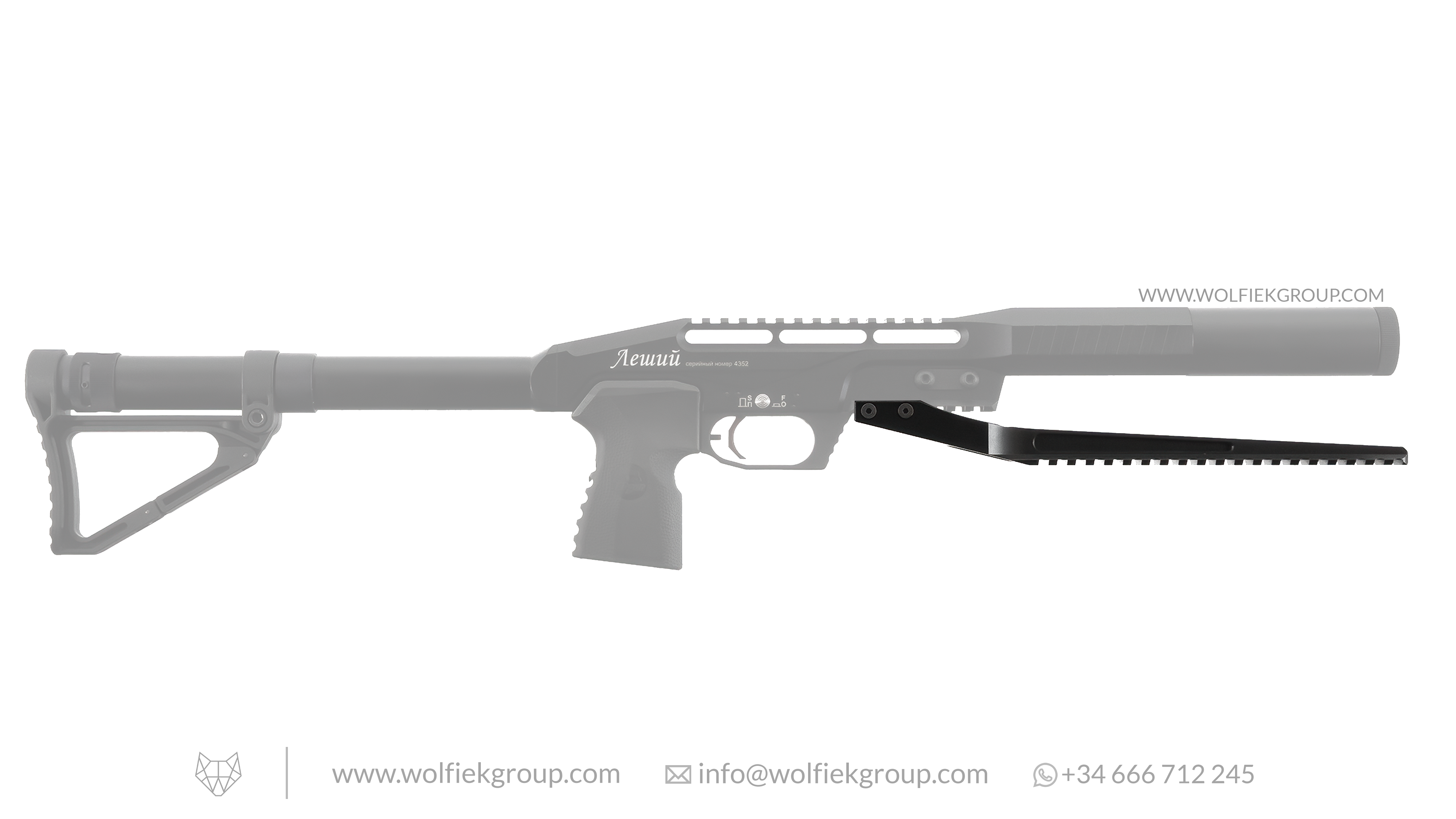 Leshiy 2 · Extended Picatinny Rail